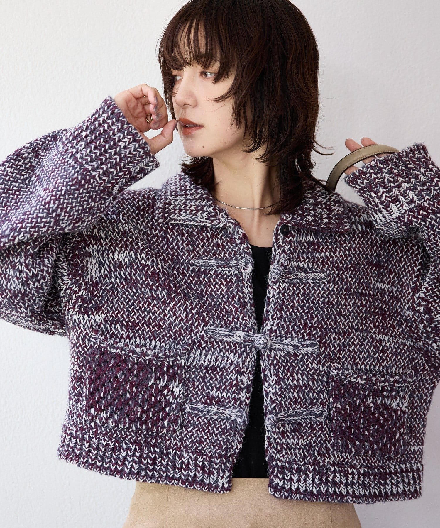 RIVE DROITE(リヴドロワ) 予約【à Nice （ア ・ニース）】ニットジャケット