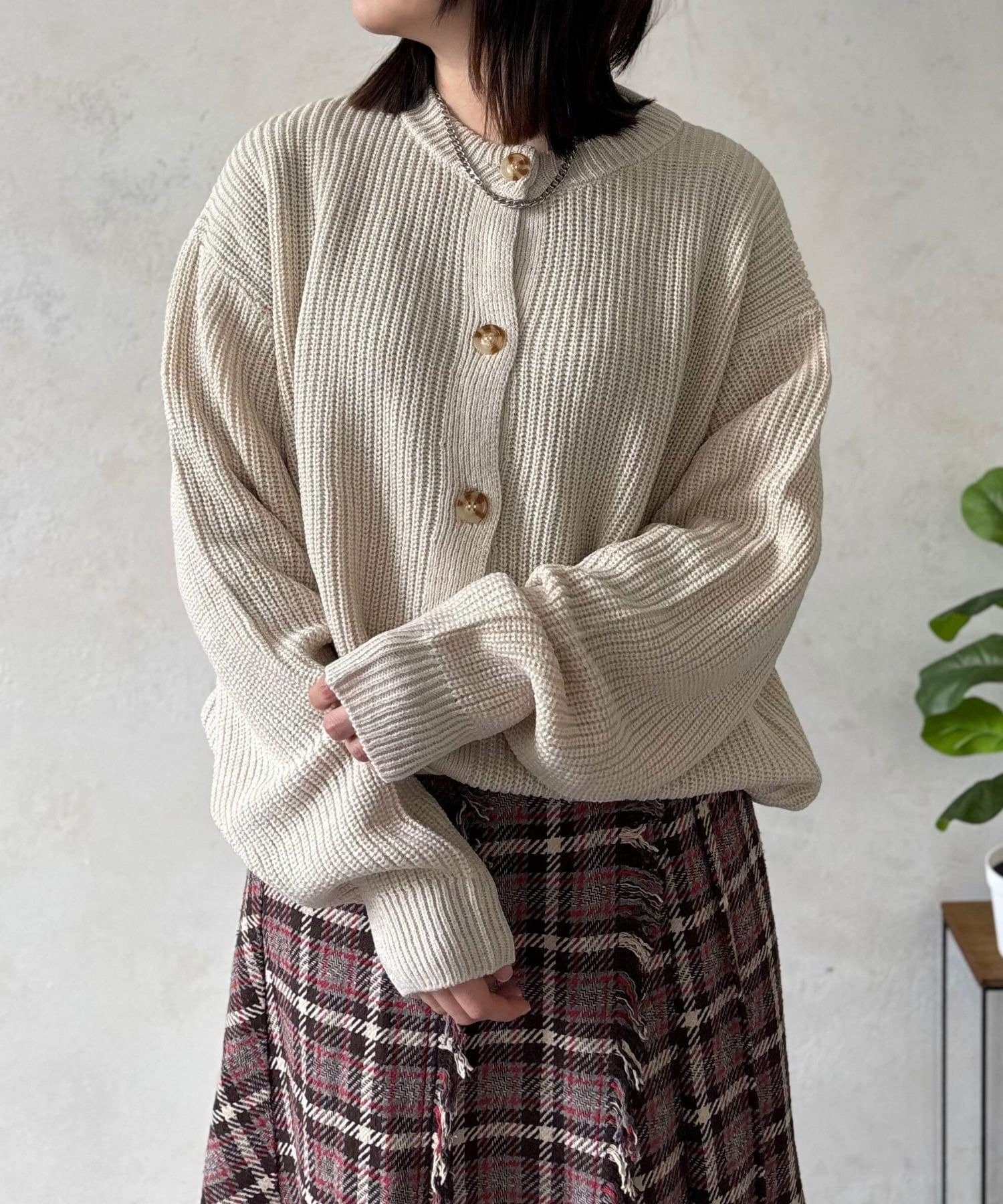 LOCUST(ローカスト) 【体系カバー】ラメニットカーデ