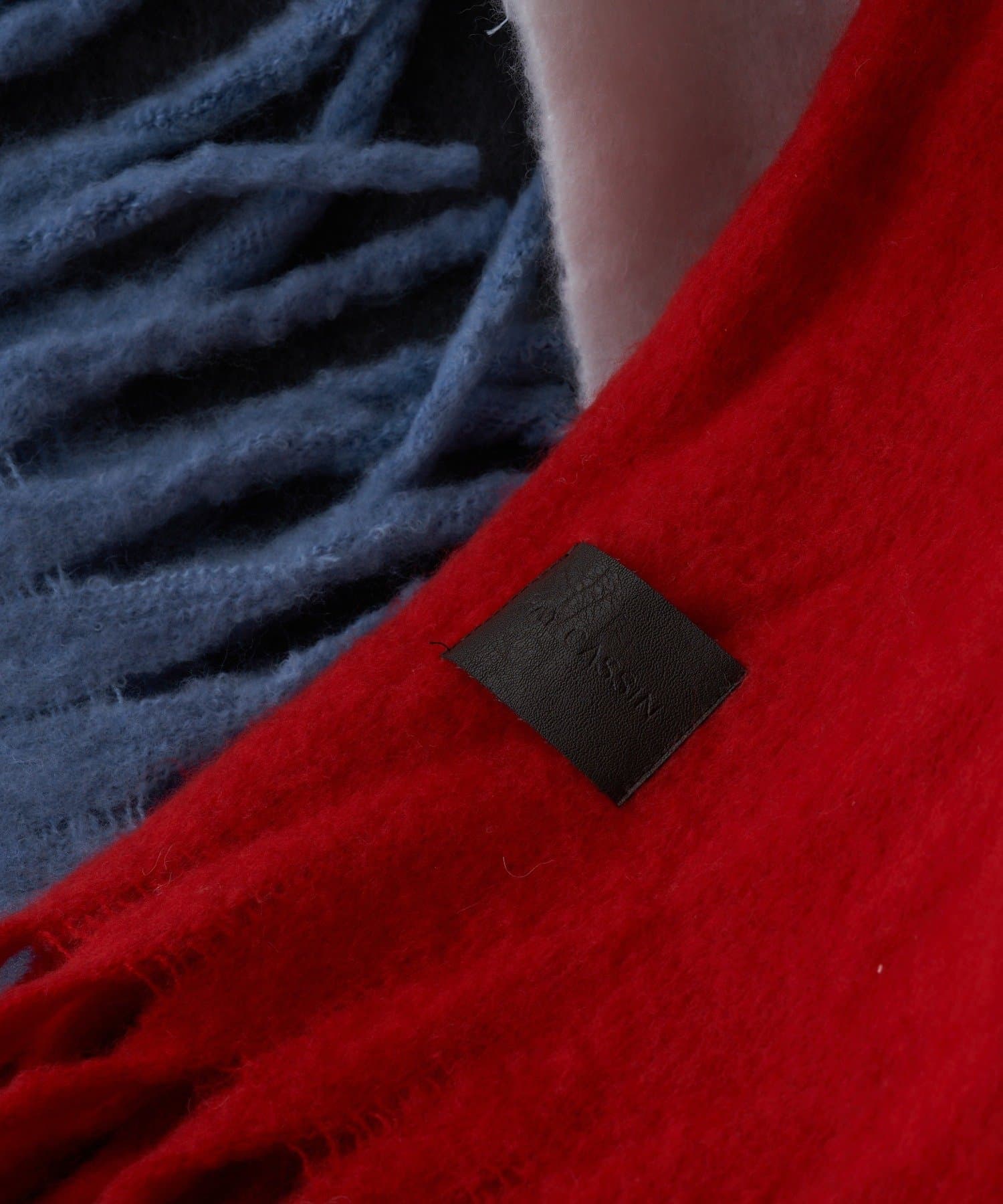 RAY CASSIN(レイカズン) レザーパッチマフラー