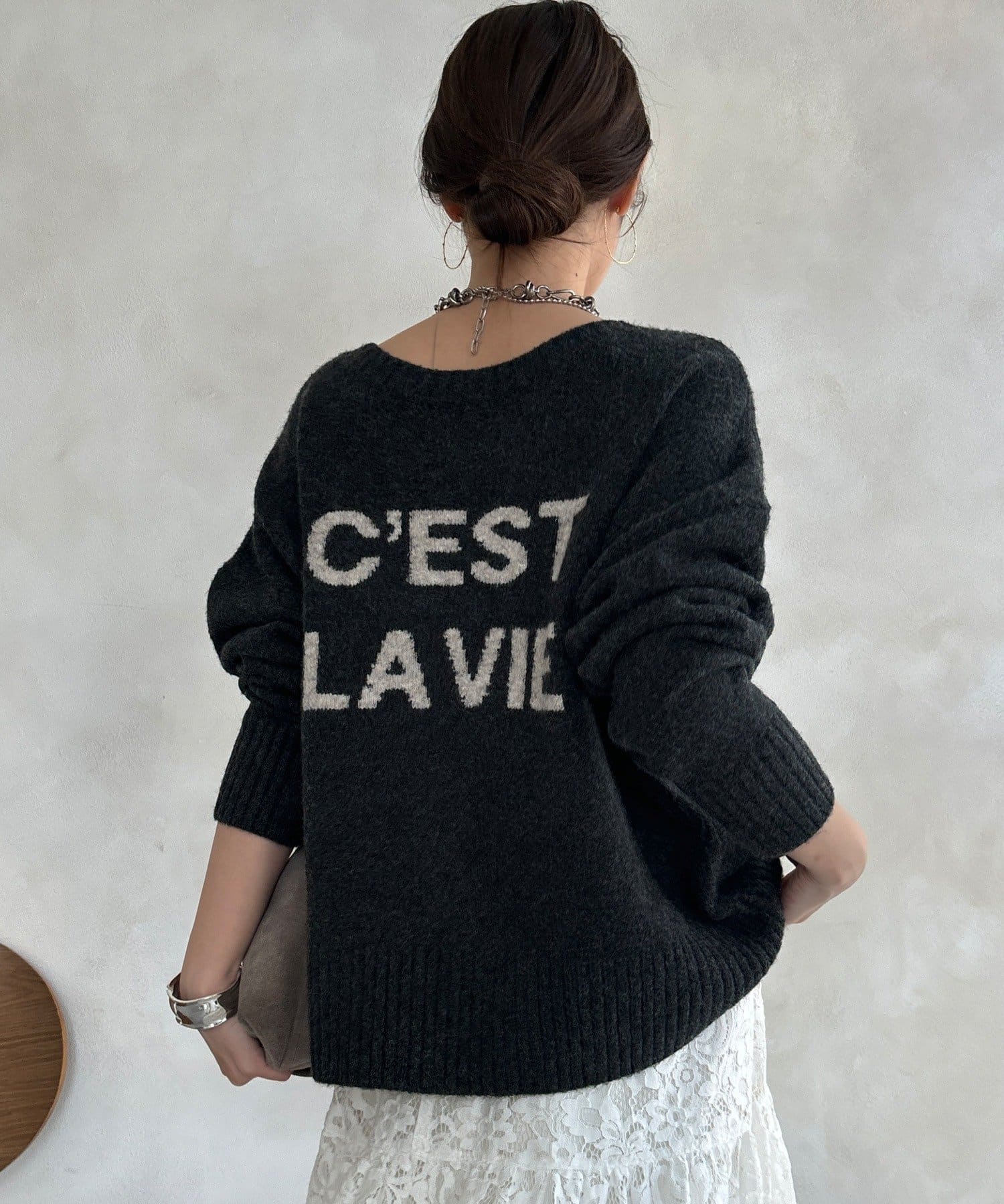 DOUDOU(ドゥドゥ) 【WEB限定】ロゴジップアップ2WAYプルオーバー