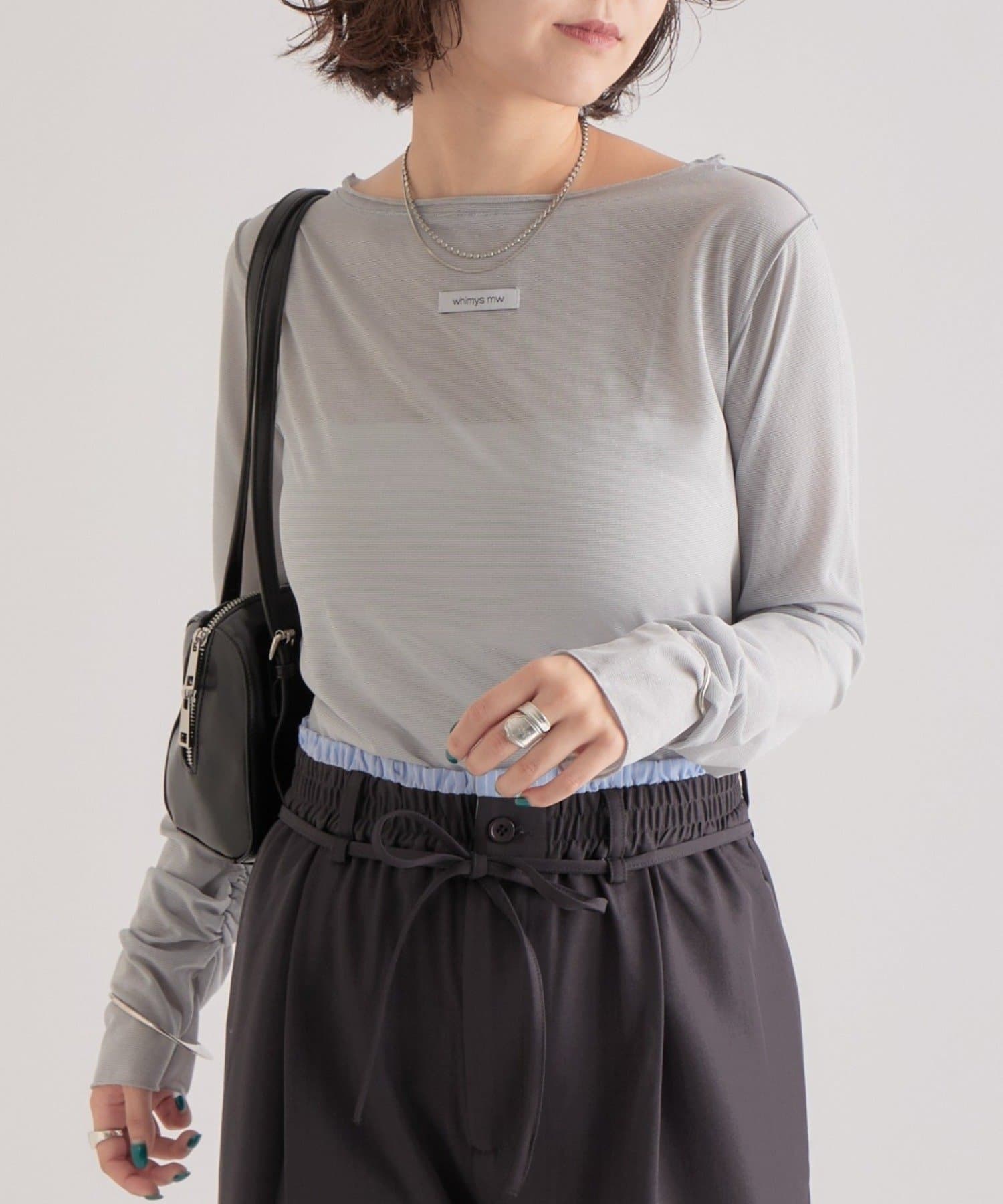 mystic(ミスティック) ラメチュールプルオーバー