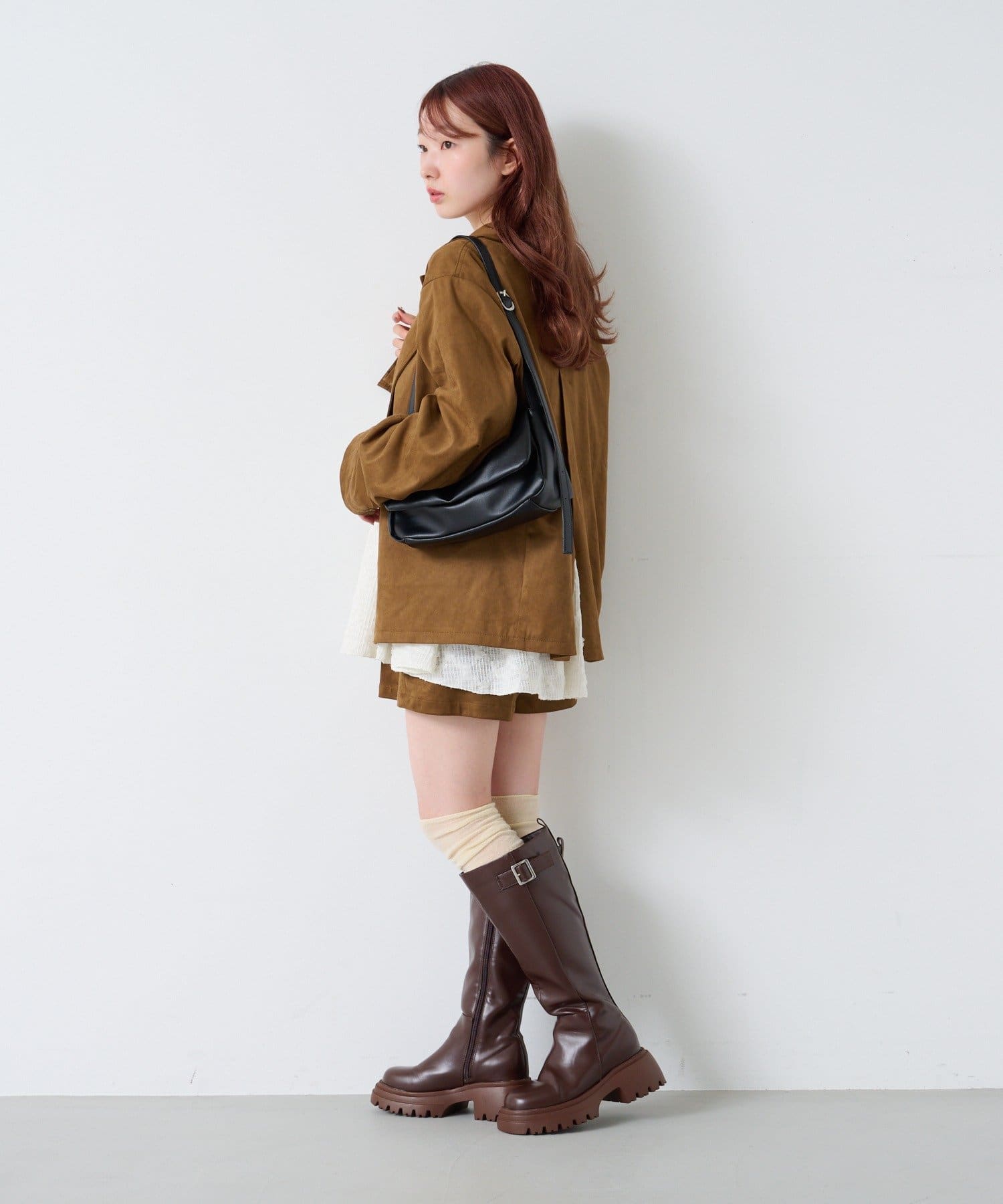 Kastane(カスタネ) 【セットアップ対応】スウェードショートパンツ