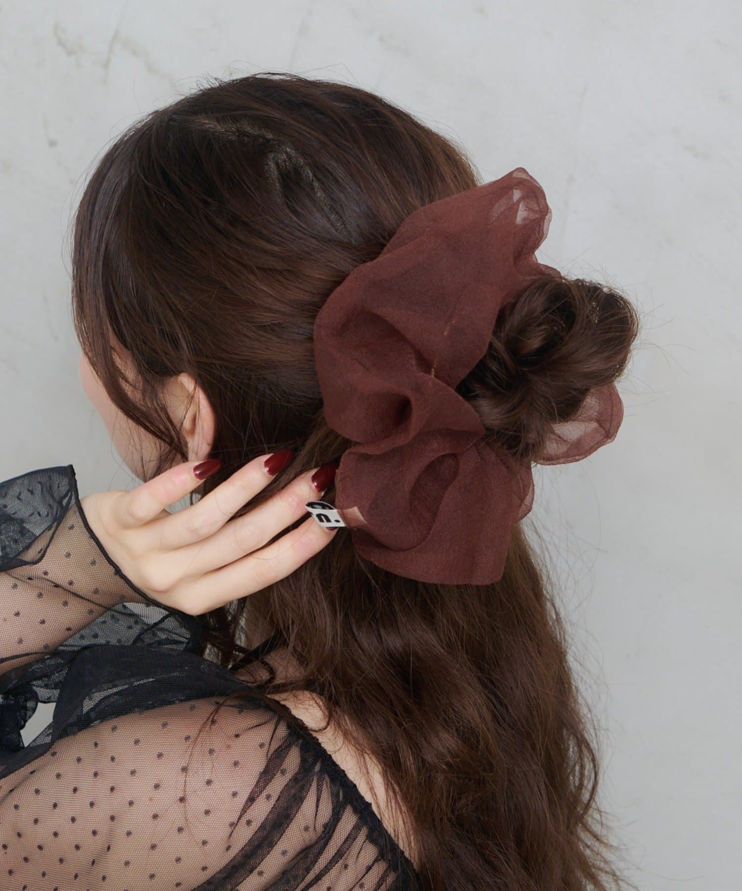 Kastane(カスタネ) 【新色追加/fiw.】チュールBIGシュシュ