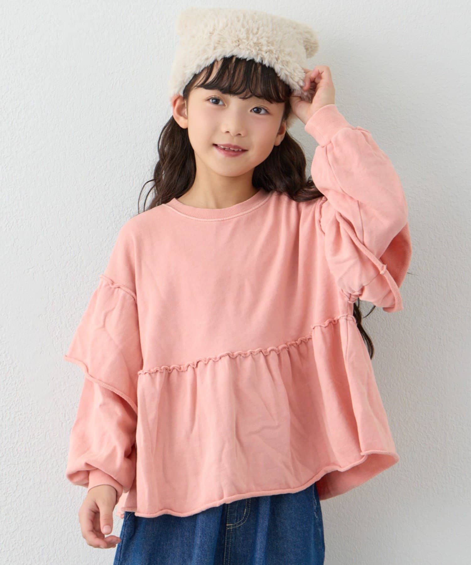CIAOPANIC TYPY(チャオパニックティピー) 【WEB限定】【KIDS】ピグメント加工フリルスウェット
