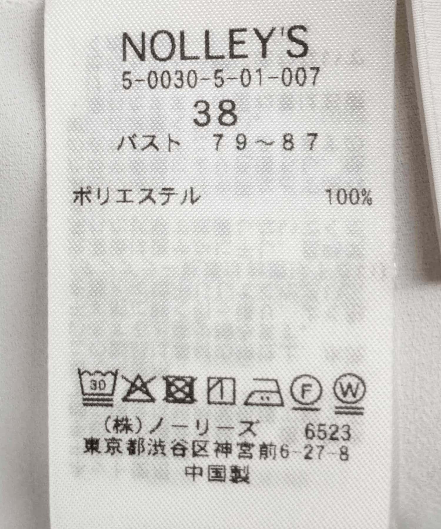 NOLLEY'S(ノーリーズ) ウォッシャブルジョーゼットVネックブラウス