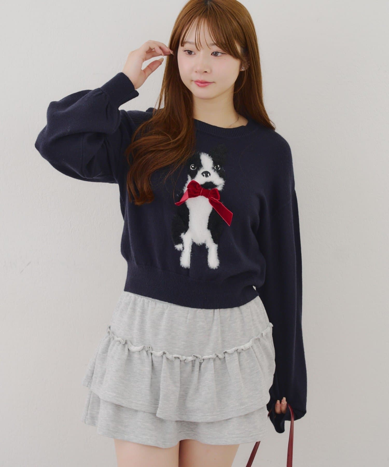 NICE CLAUP / OLIVE des OLIVE OUTLET(ナイスクラップ  / オリーブ デ オリーブ アウトレット) 【RMAF】わんにゃんアソートニット