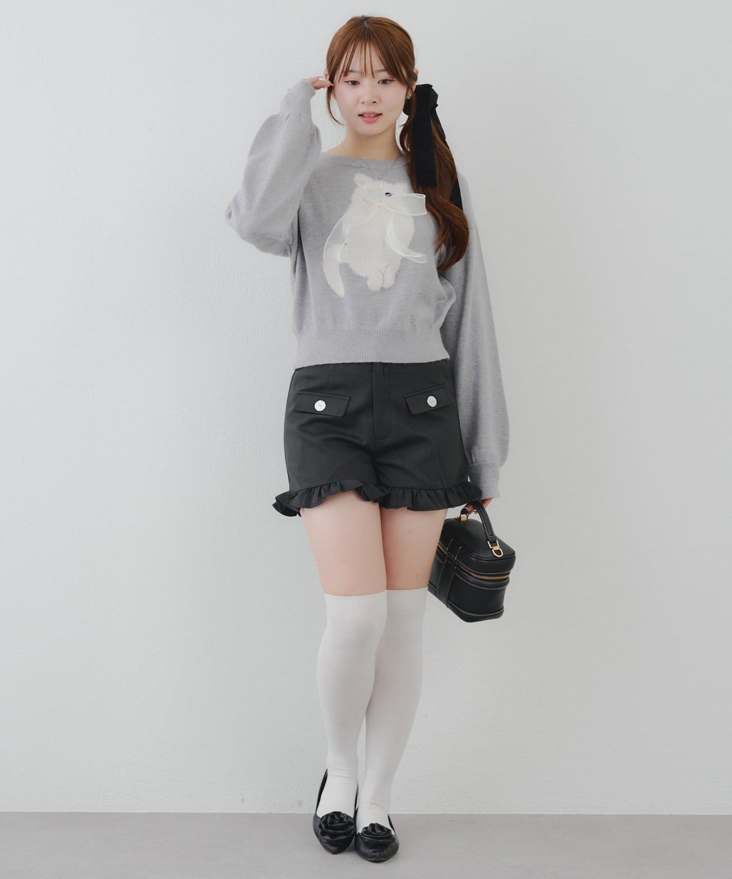 NICE CLAUP / OLIVE des OLIVE OUTLET(ナイスクラップ  / オリーブ デ オリーブ アウトレット) 【RMAF】わんにゃんアソートニット