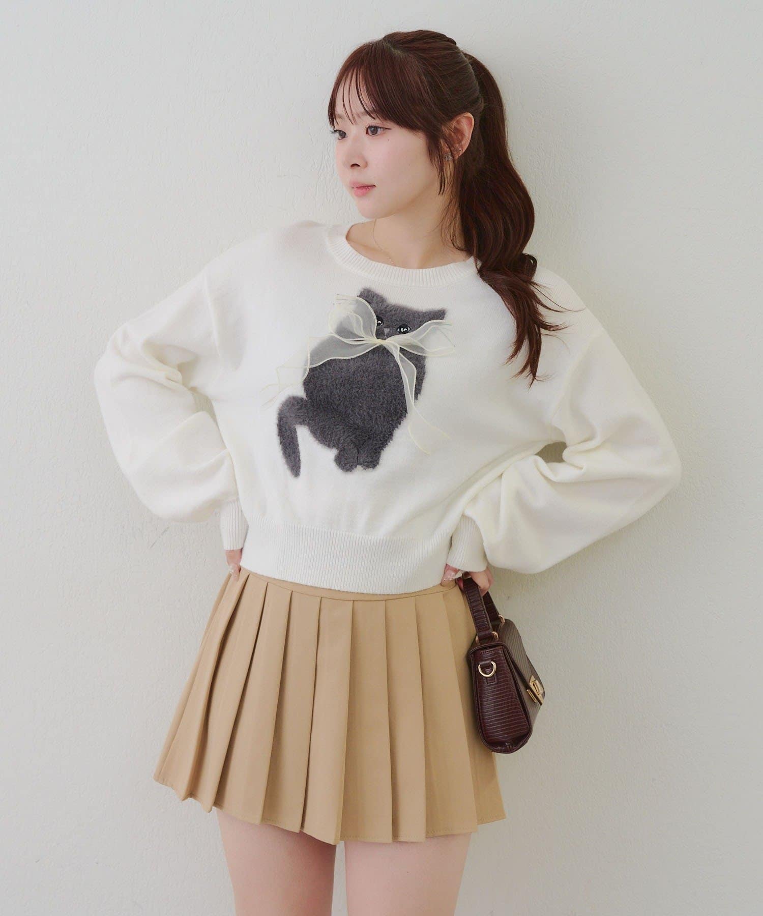 NICE CLAUP / OLIVE des OLIVE OUTLET(ナイスクラップ  / オリーブ デ オリーブ アウトレット) 【RMAF】わんにゃんアソートニット