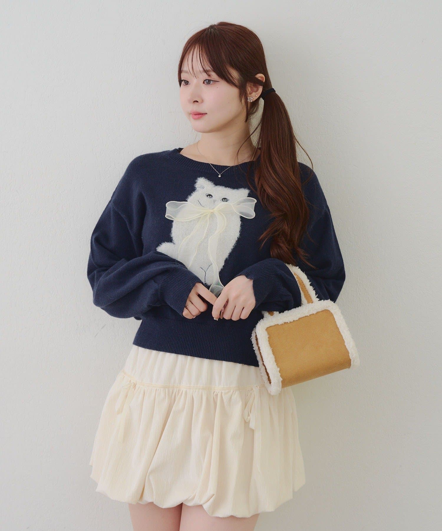 NICE CLAUP / OLIVE des OLIVE OUTLET(ナイスクラップ  / オリーブ デ オリーブ アウトレット) 【RMAF】わんにゃんアソートニット