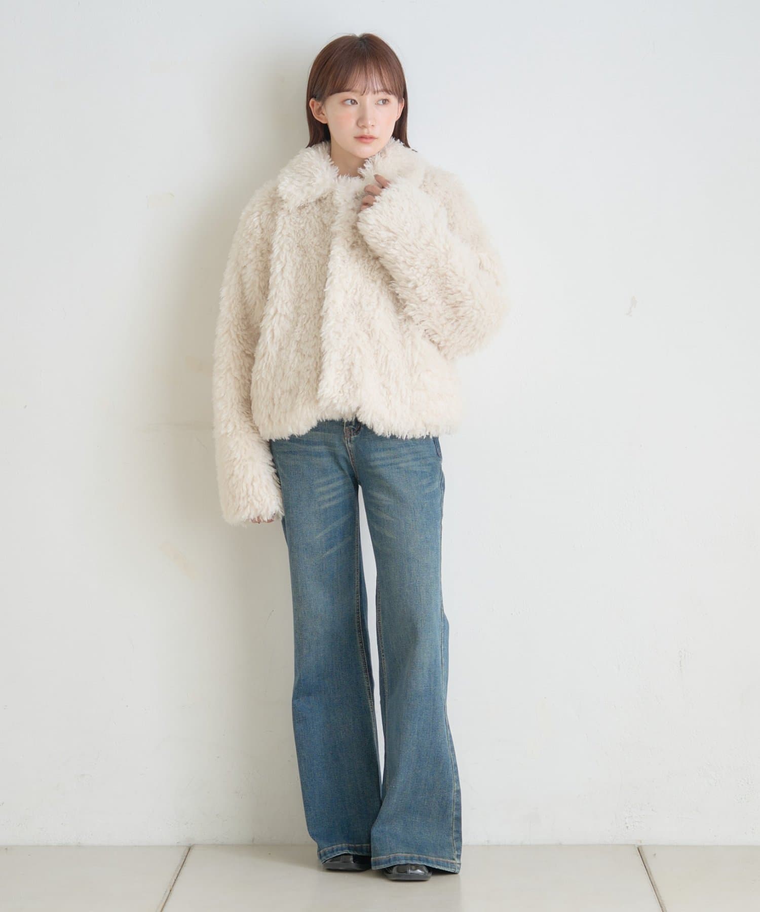 mline(エムライン) [mline]ワイドデニム