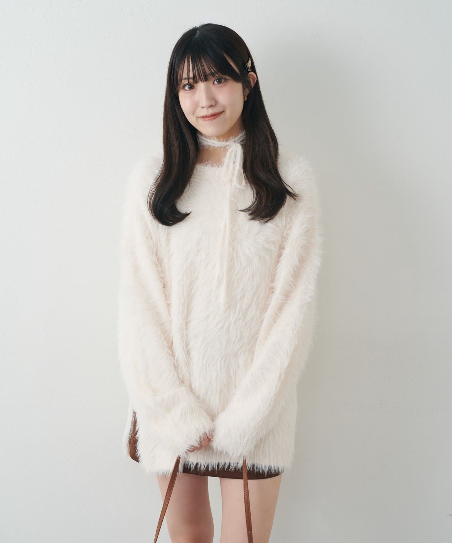 mline(エムライン) [mline]チョーカーシャギーニット