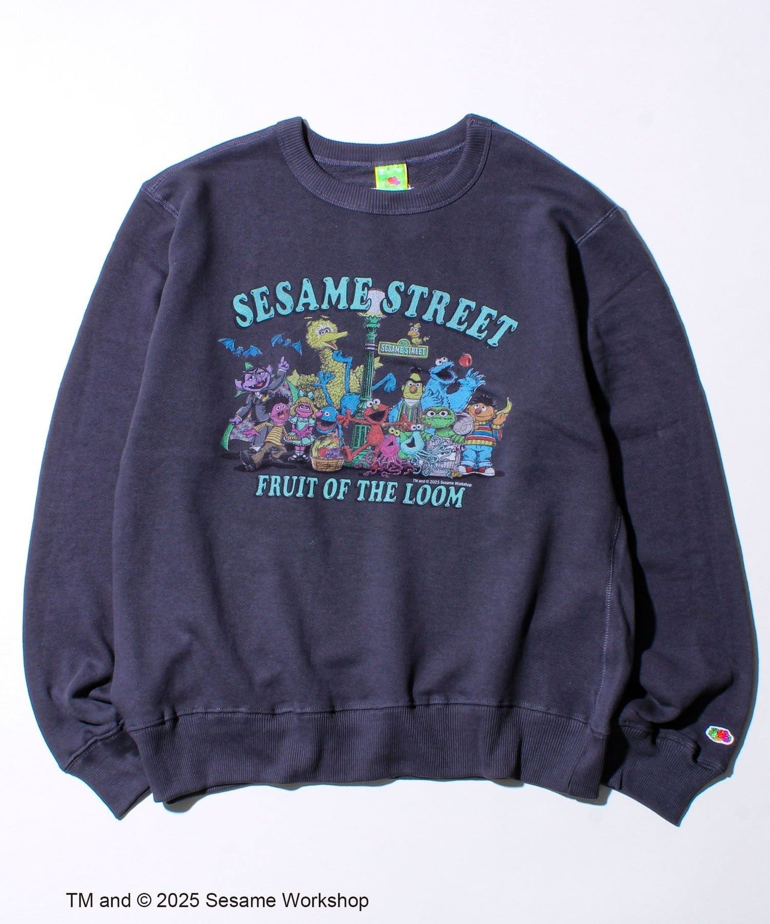 FREDY & GLOSTER(フレディ アンド グロスター) 【SESAME STREET × FOTL】キャラ集合 甘編み裏毛スウェット