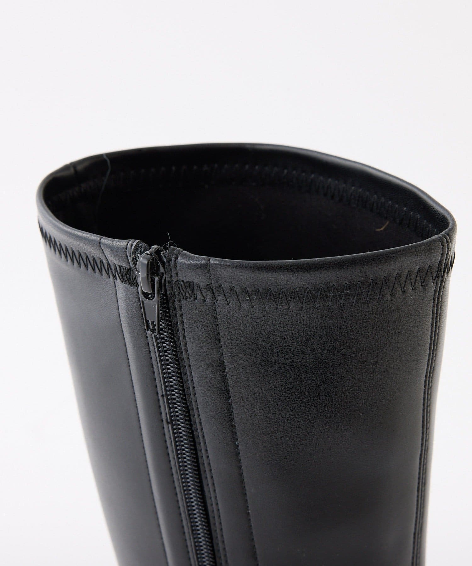 one after another NICE CLAUP(ワンアフターアナザー ナイスクラップ) 【リボン取り外し可能】ポインテッドストレッチブーツ