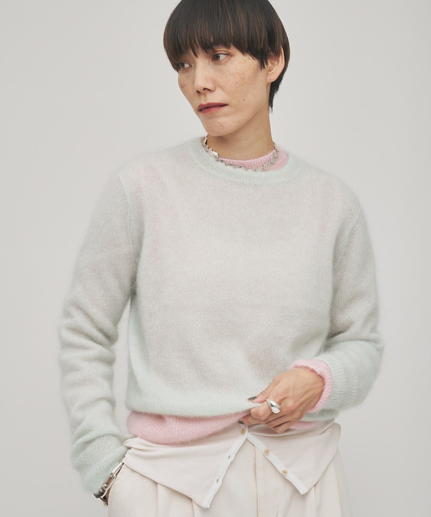 Whim Gazette(ウィム ガゼット) 【GEMINI】モヘヤプルオーバー