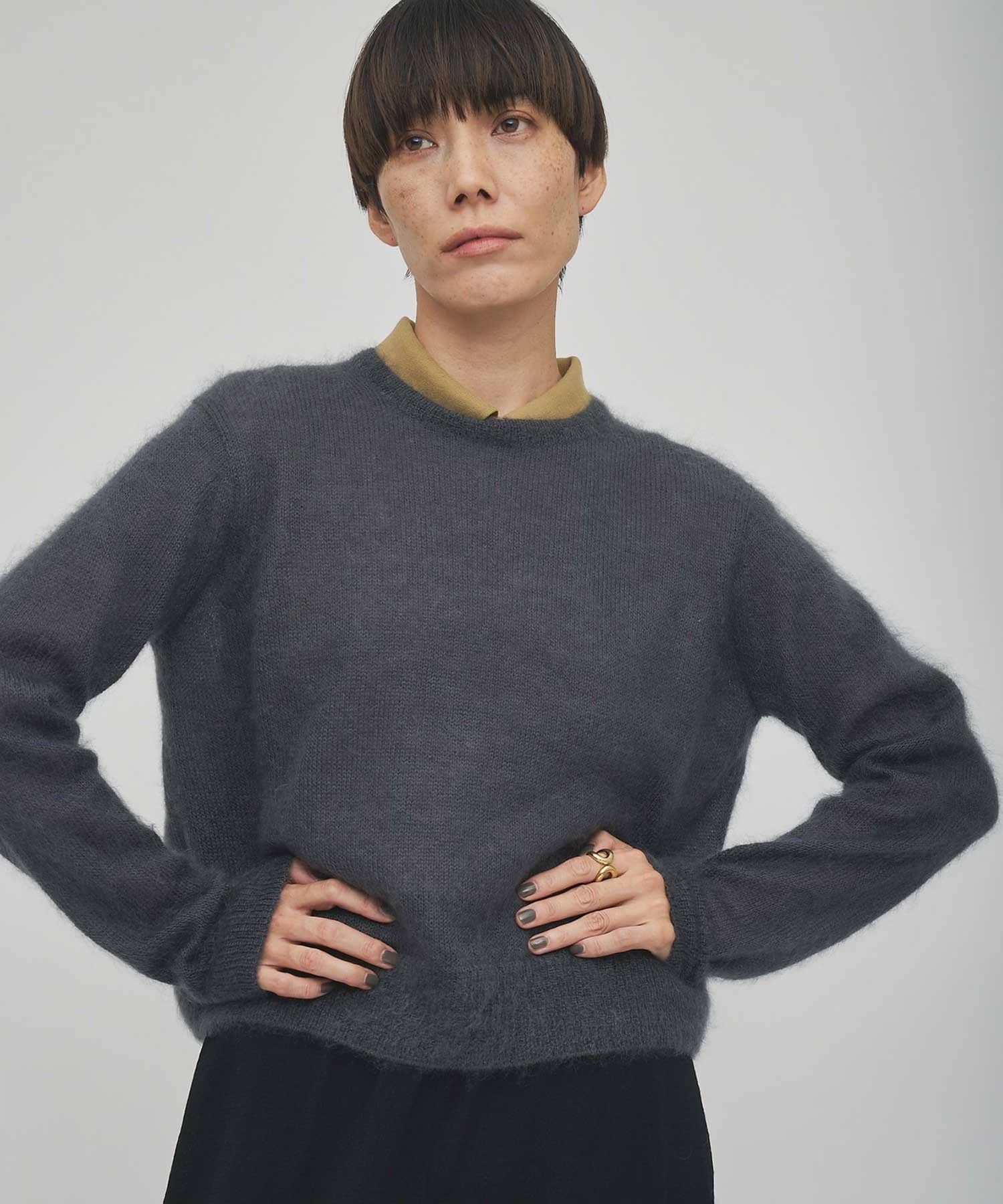 Whim Gazette(ウィム ガゼット) 【GEMINI】モヘヤプルオーバー