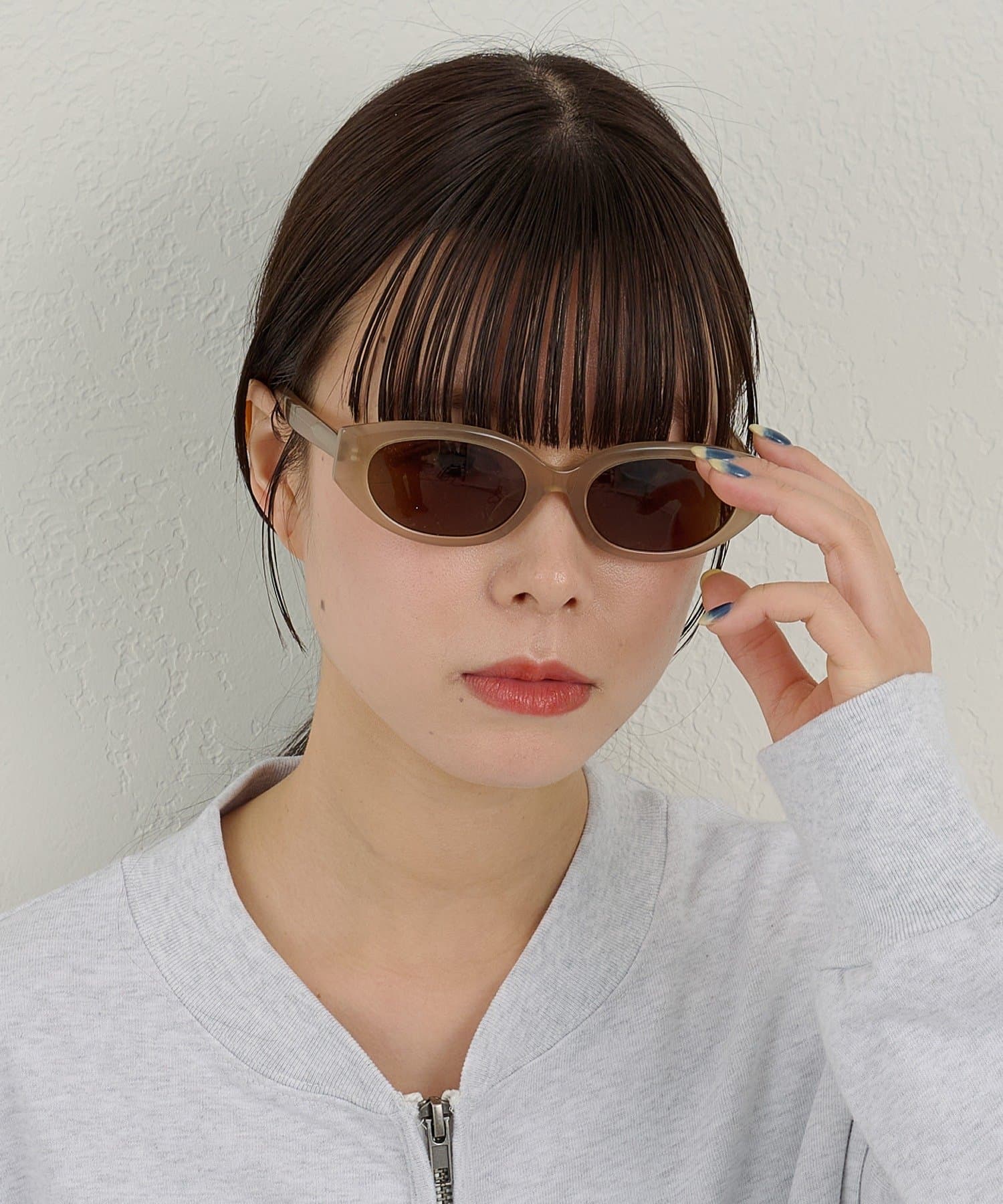 Kastane(カスタネ) 【WHIMSIC】オーバルサングラス