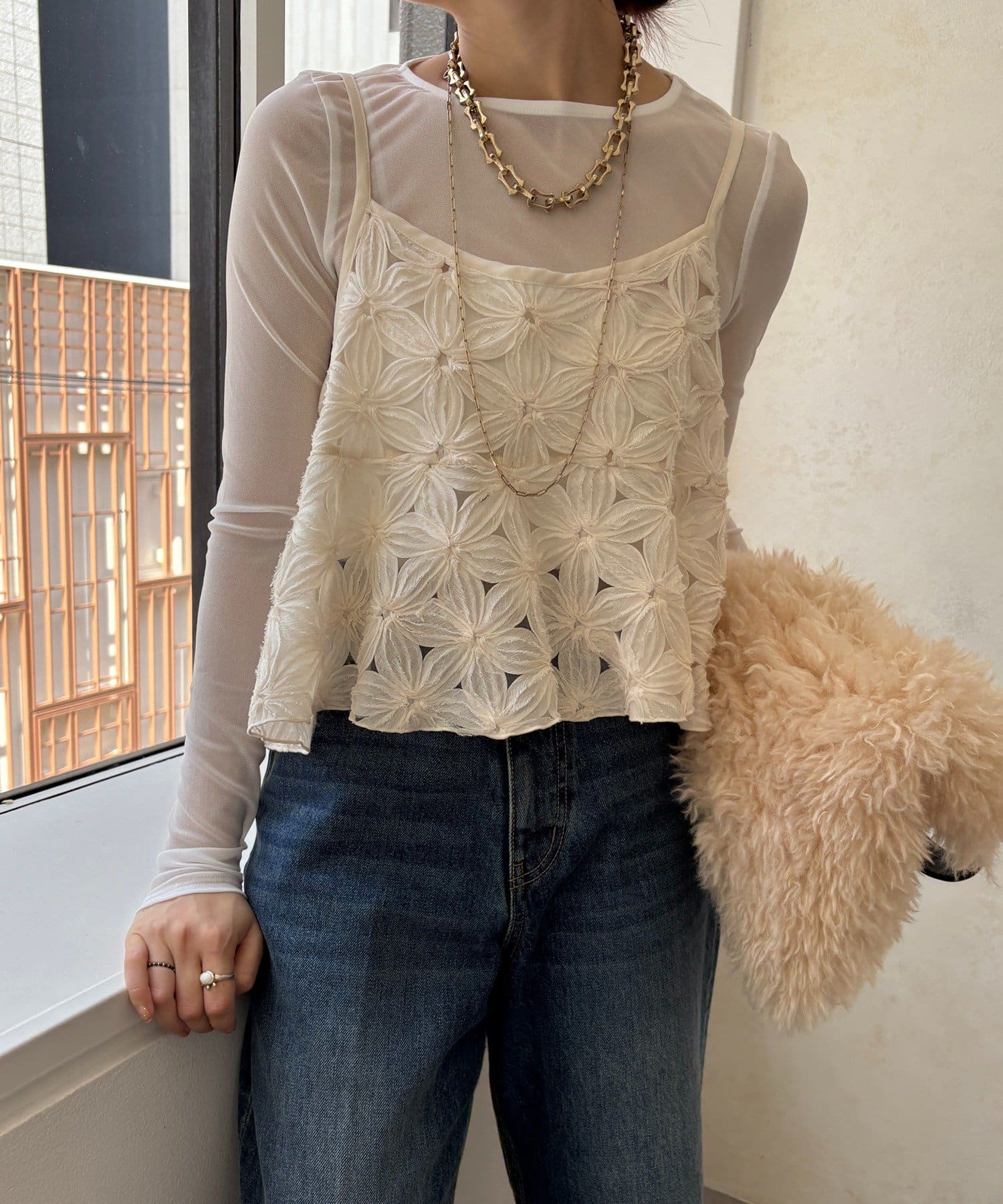 DOUDOU(ドゥドゥ) シアーラウンドTEE