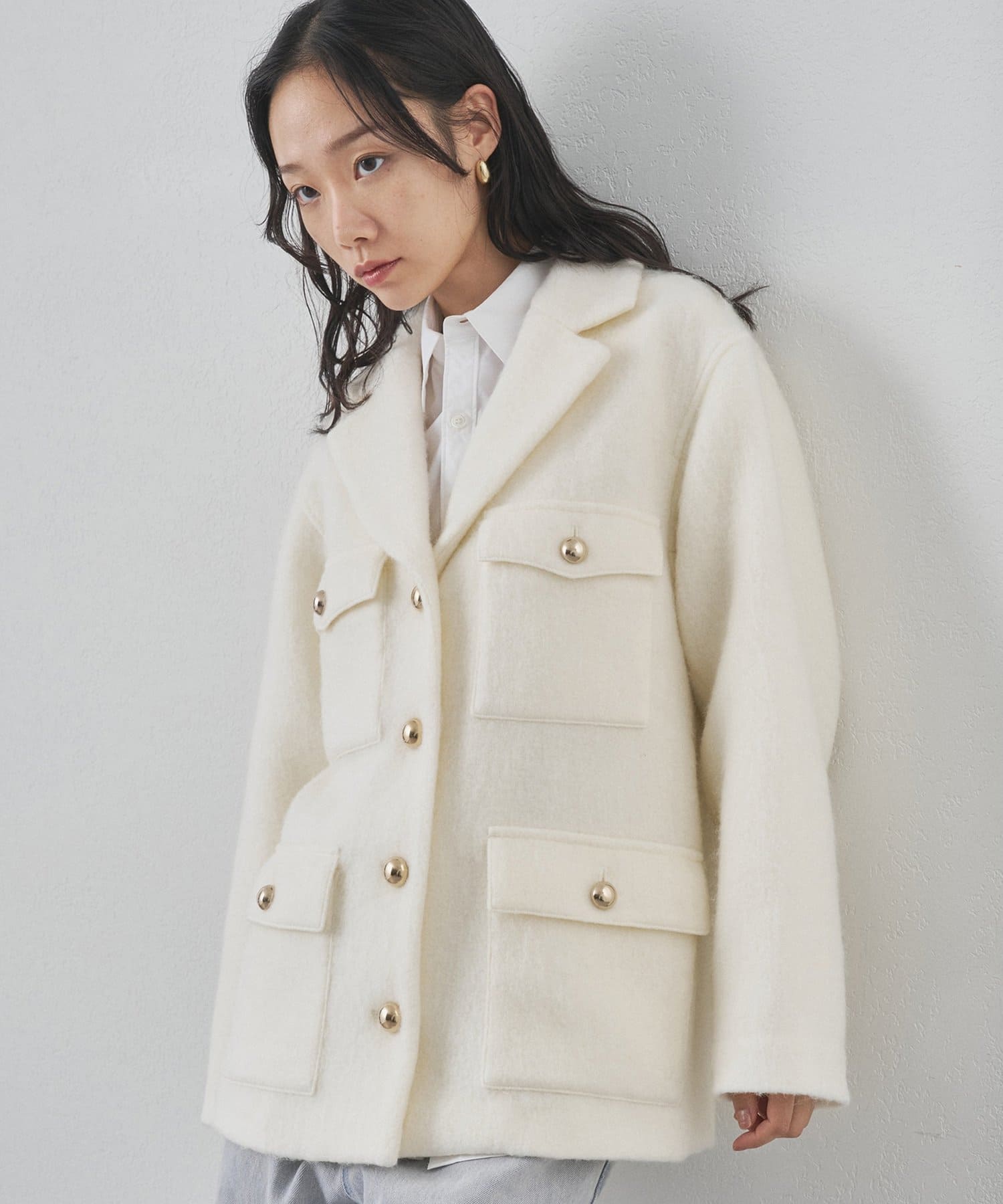 Whim Gazette(ウィム ガゼット) シャギーサファリジャケット