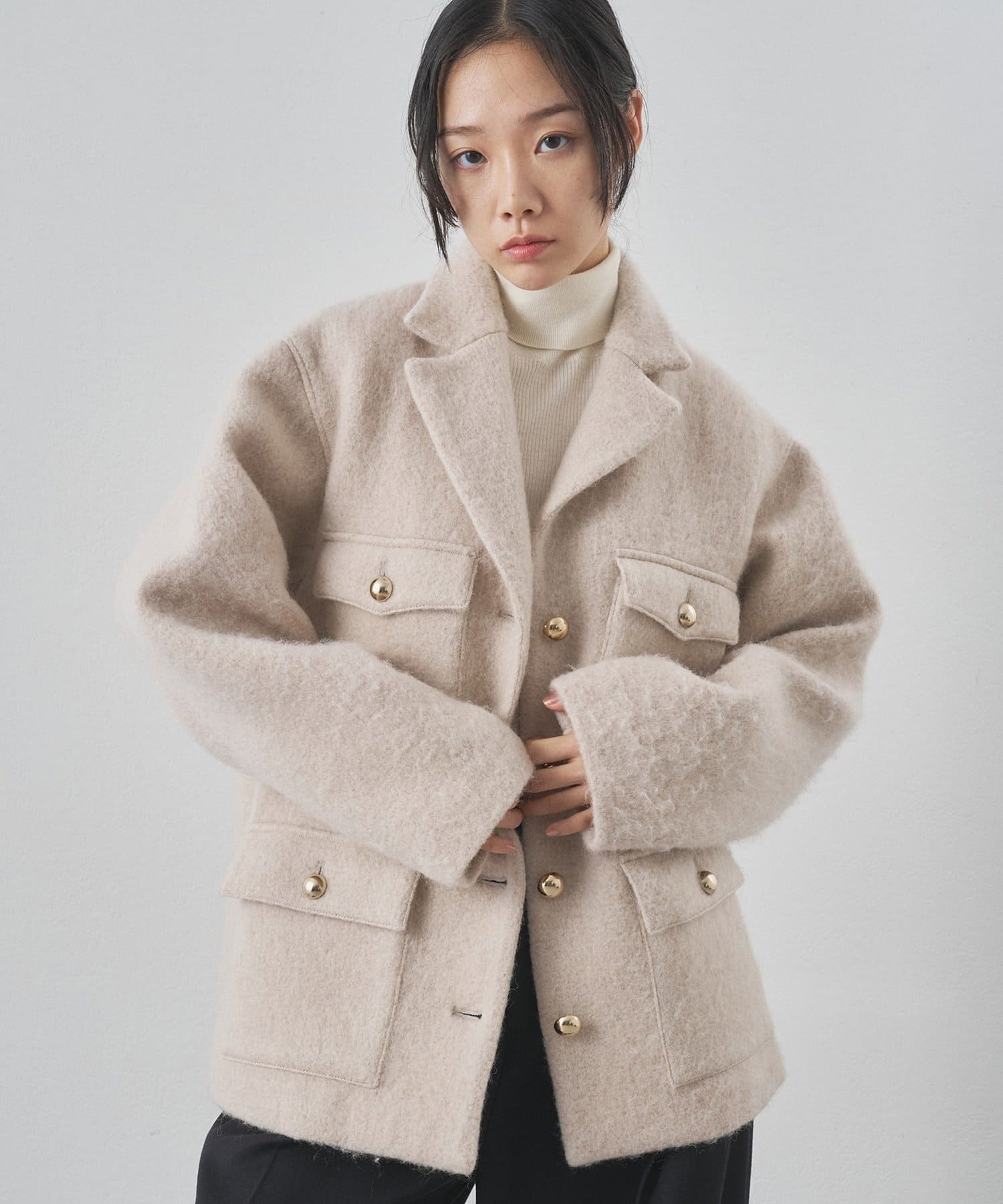 Whim Gazette(ウィム ガゼット) シャギーサファリジャケット