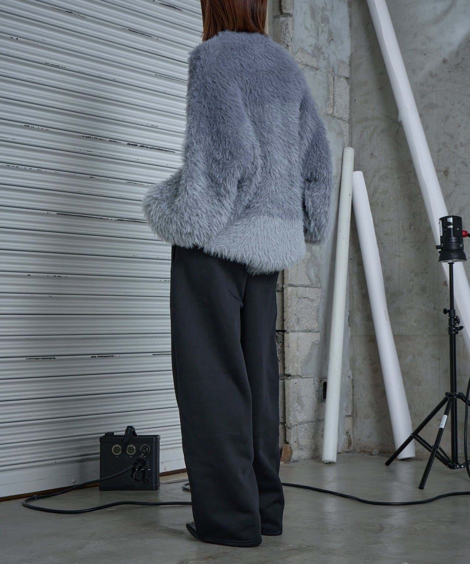 -goocy-(グーシー) 裏起毛タックパンツ