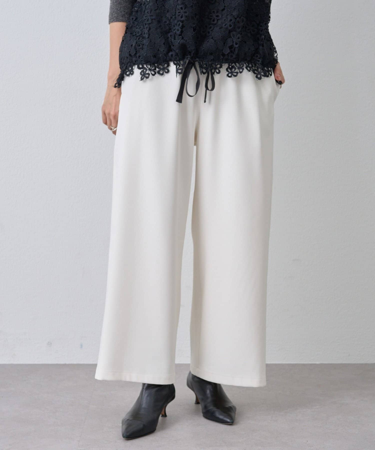 BEARDSLEY(ビアズリー) 《10/16(木)12:00予約》ウエストリブ裏起毛パンツ