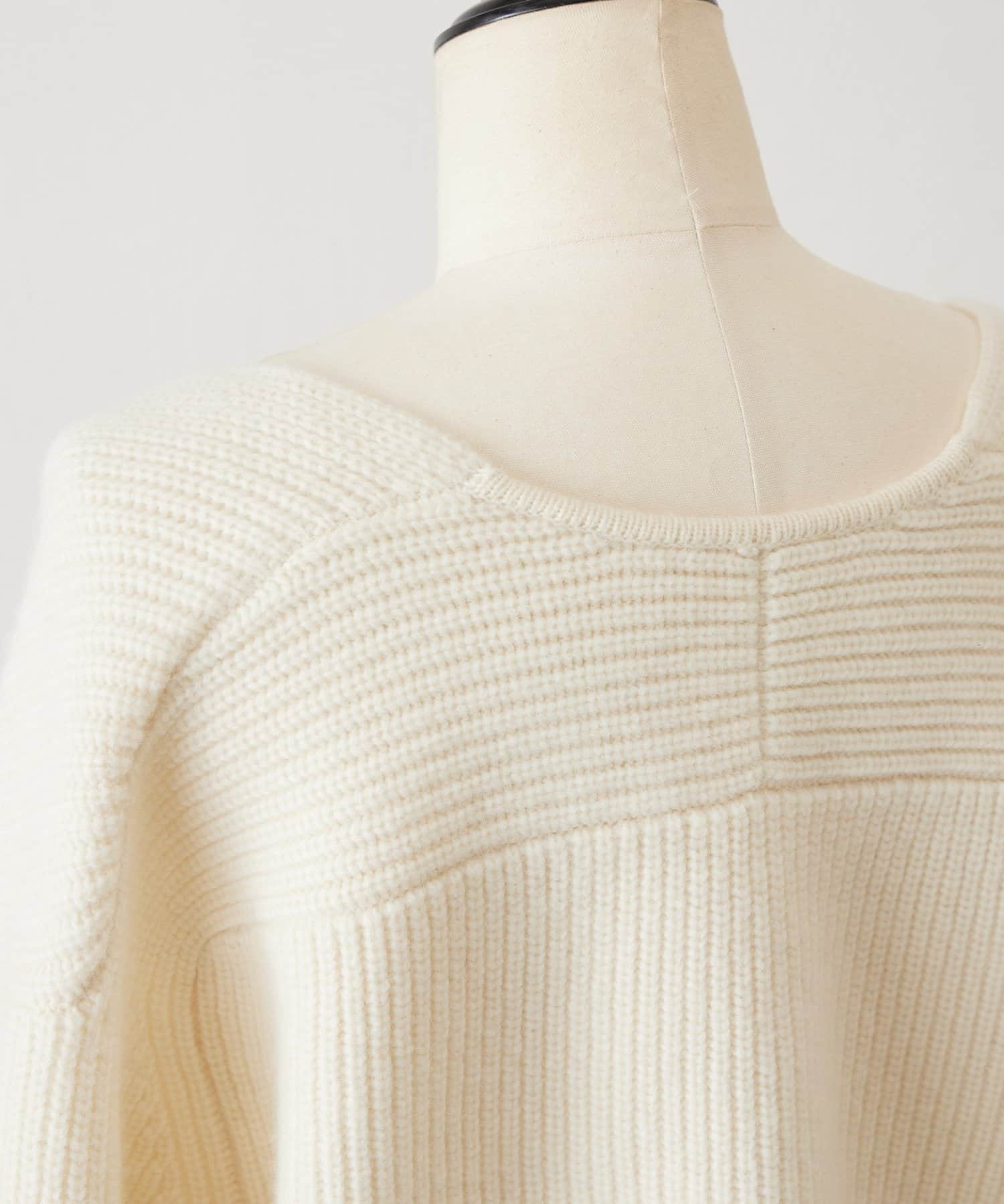 BEARDSLEY(ビアズリー) Vネック畦プルオーバー