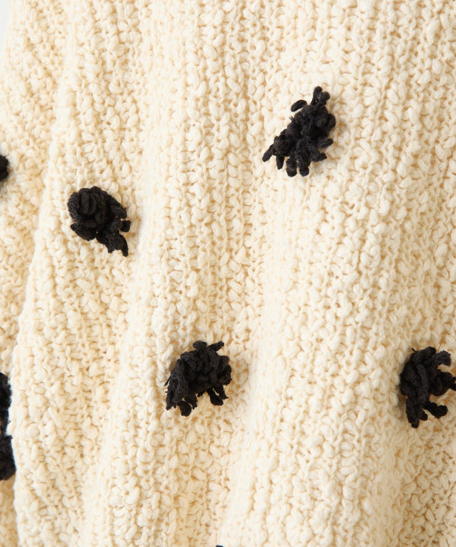 BEARDSLEY(ビアズリー) ぽんぽんドットニット