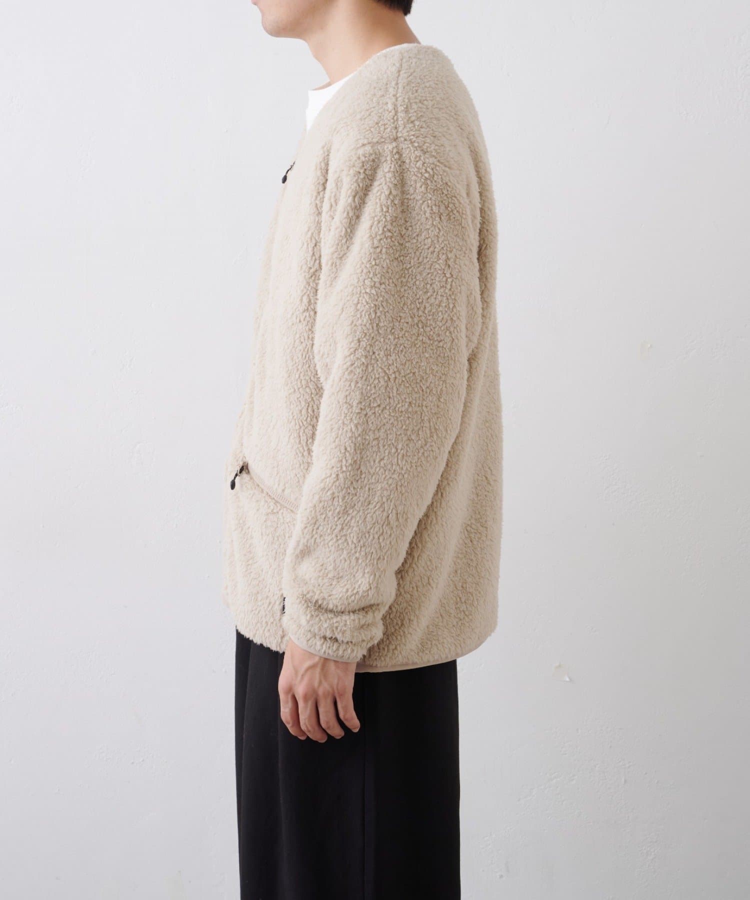 CIAOPANIC TYPY(チャオパニックティピー) 【Franklin Climbing】保温/撥水/ユニセックスカスケードシェルパーフリースカーディガン