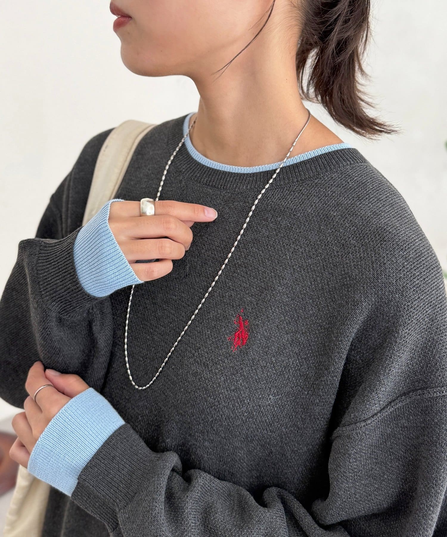 CPCM(シーピーシーエム) 【U.S. POLO ASSN.】フェイクレイヤーワンピース
