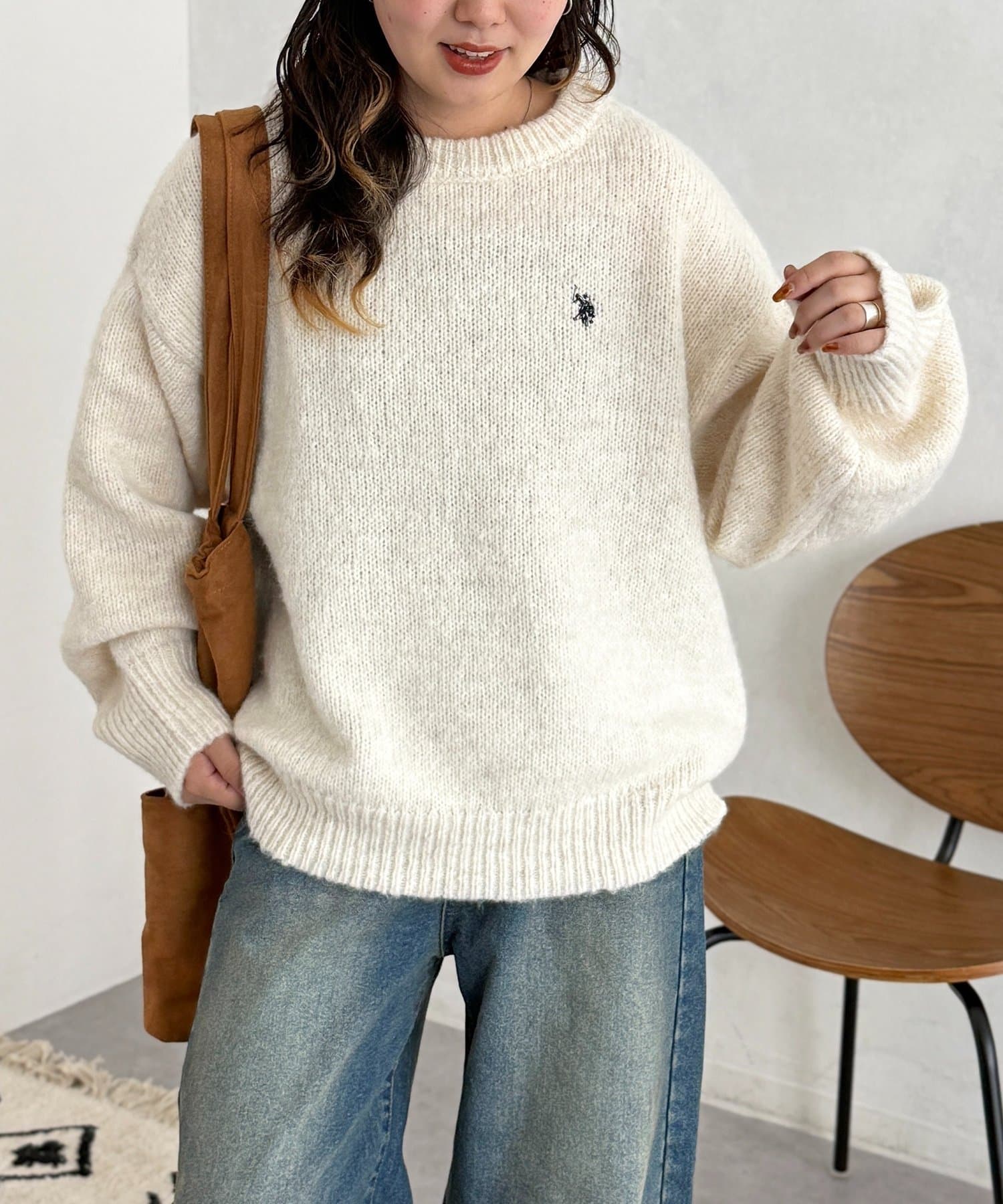 CPCM(シーピーシーエム) 【U.S. POLO ASSN. 】MIXニット