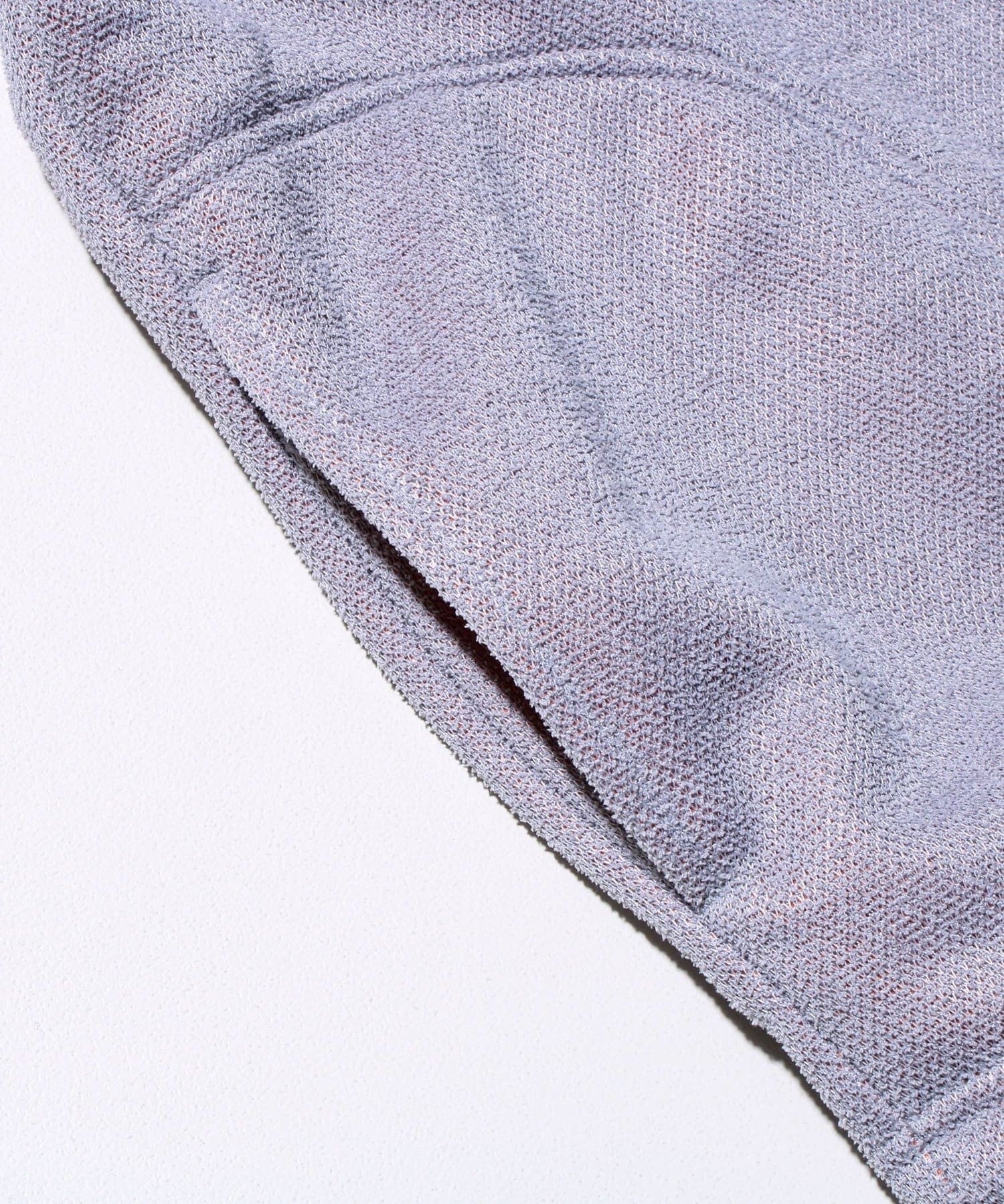 FREDY & GLOSTER(フレディ アンド グロスター) 【DISCUS】UNISEX インレイ裏シャギーボンディング配色 クルーカーデ