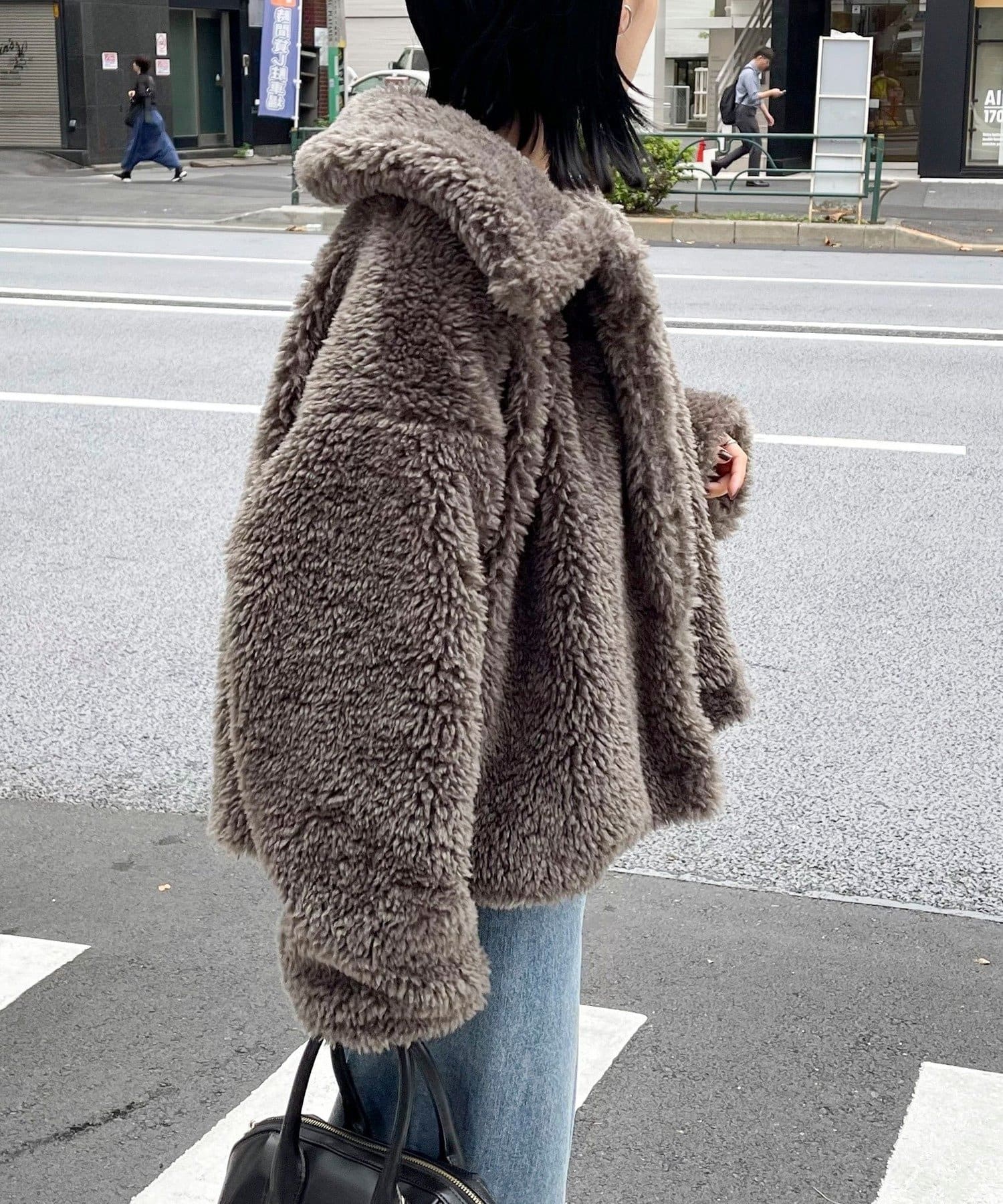 FREDY & GLOSTER(フレディ アンド グロスター) フェイクファーコート