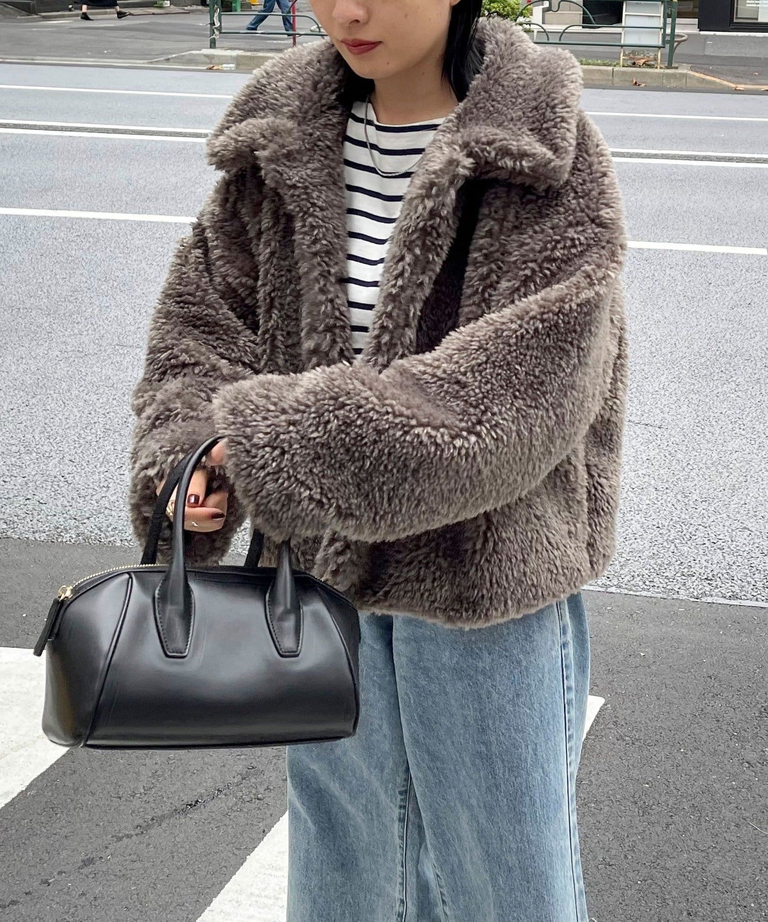 FREDY & GLOSTER(フレディ アンド グロスター) フェイクファーコート