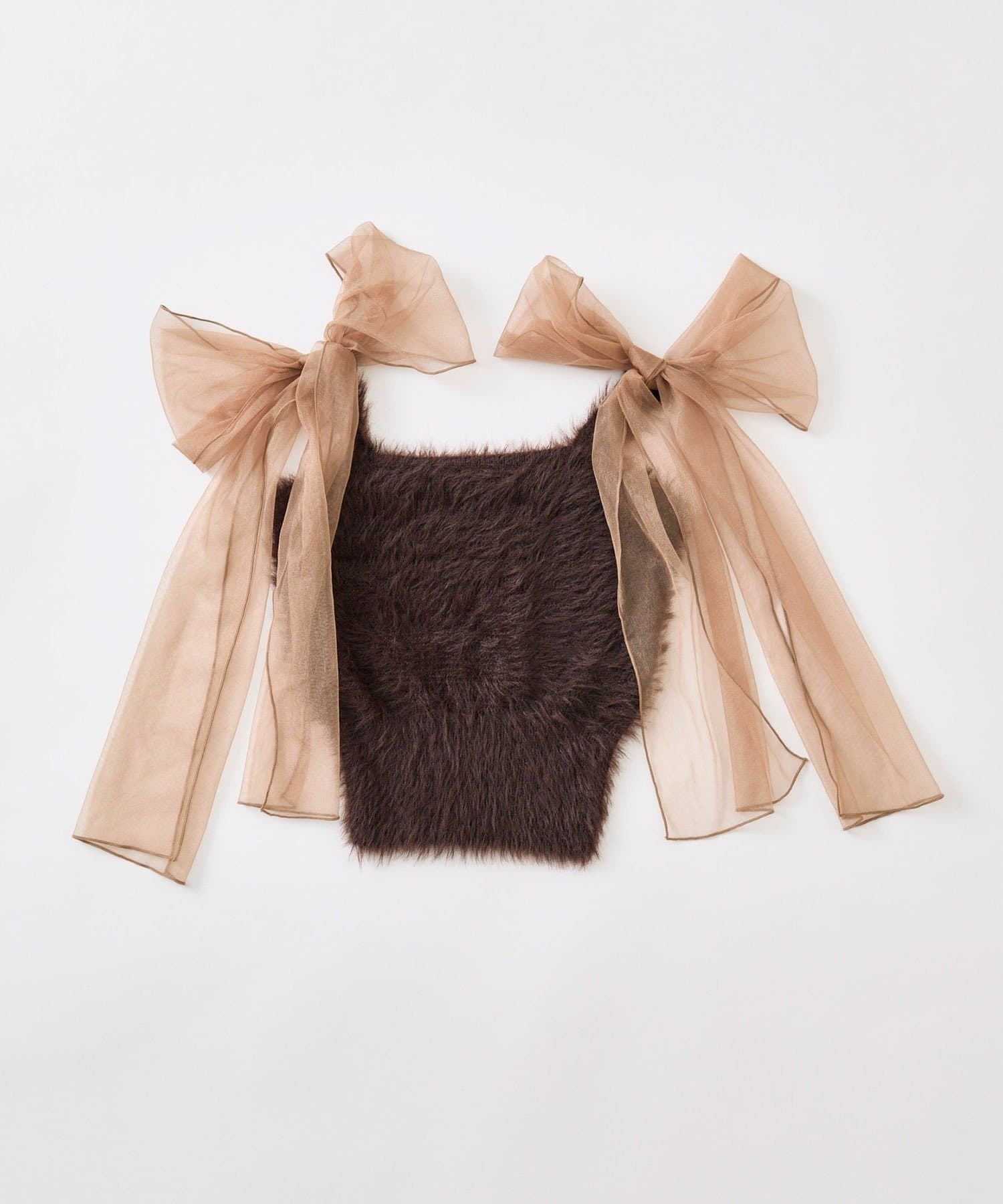 OLIVE des OLIVE(オリーブ デ オリーブ) 肩リボンキャミ