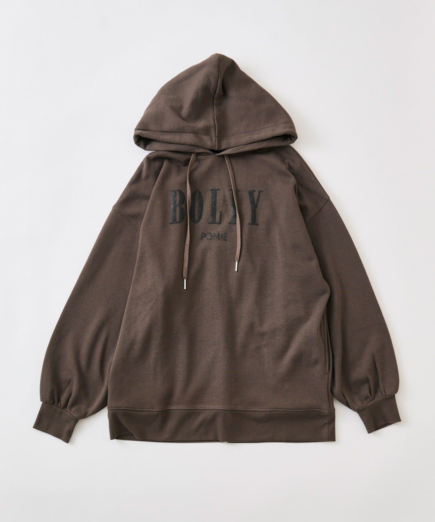 OLIVE des OLIVE(オリーブ デ オリーブ) スパンコールフードパーカー