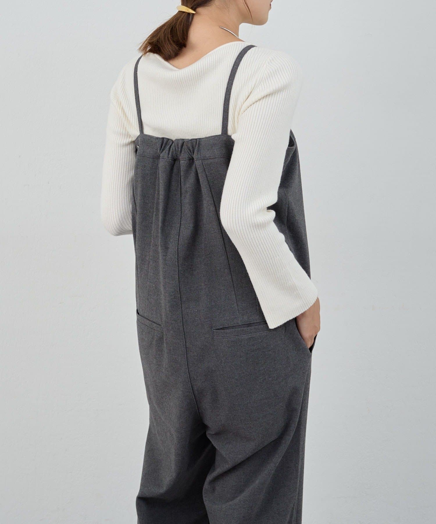 SHENERY(シーナリー) ストレートラインサロペット