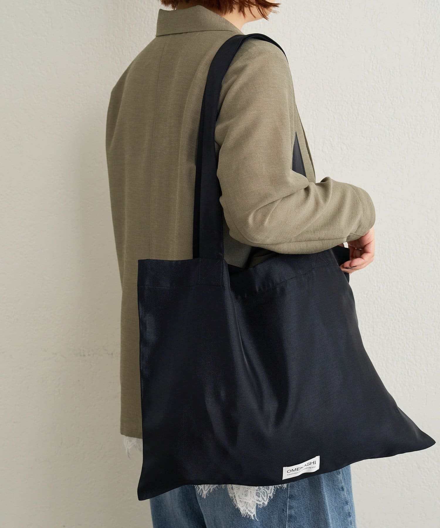 Omekashi(オメカシ) 【新色追加/ブラック・オフホワイト・ピンク】【追加予約決定！】チェックトートBAG