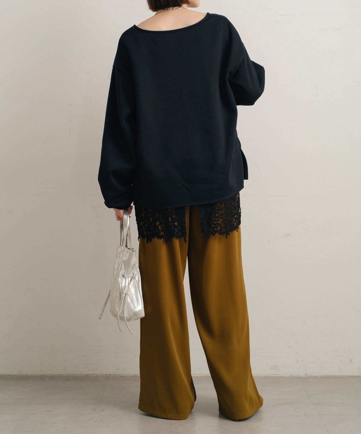 Omekashi(オメカシ) ルーズVネックスウェット