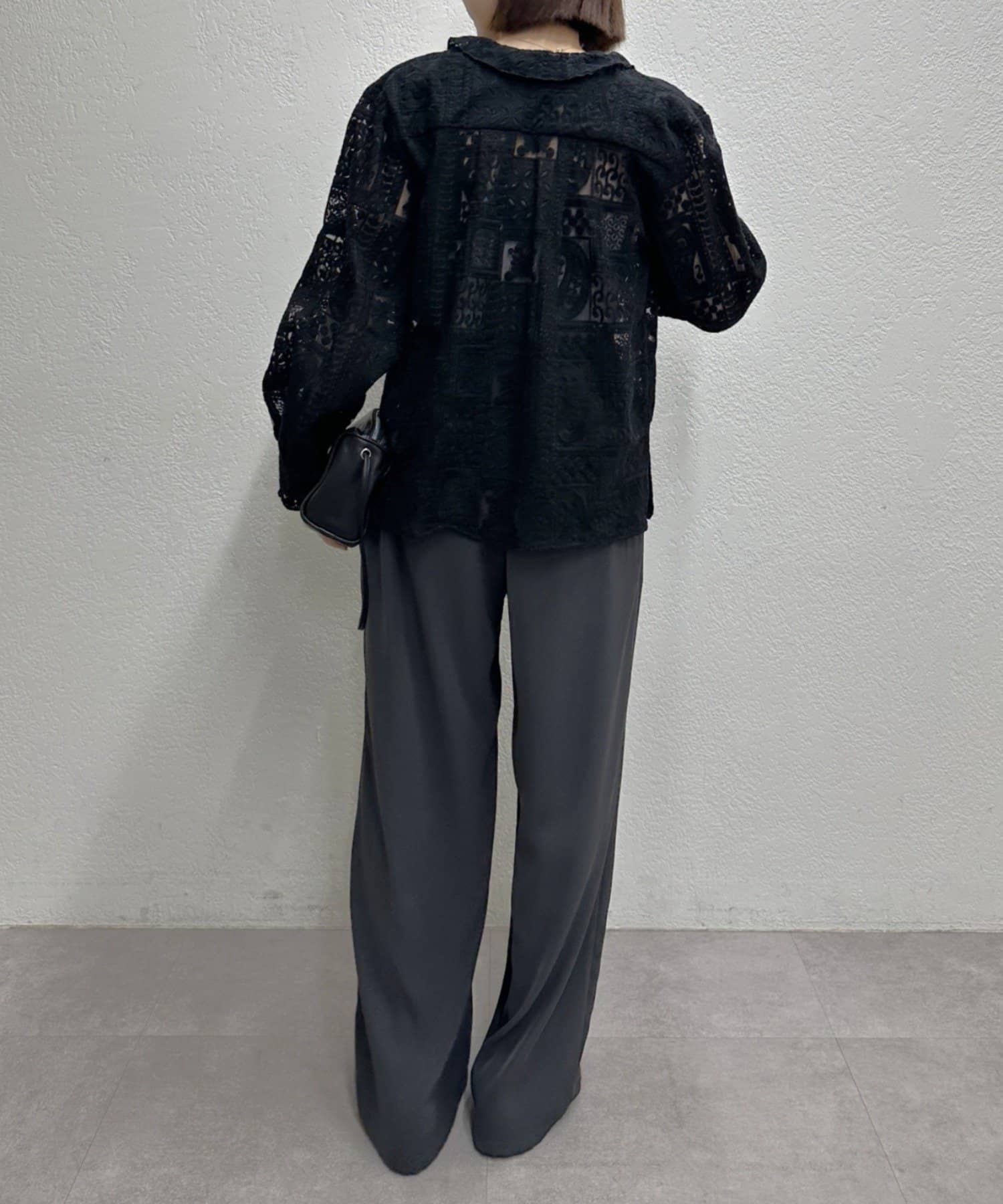 Omekashi(オメカシ) レースフリルシャツ