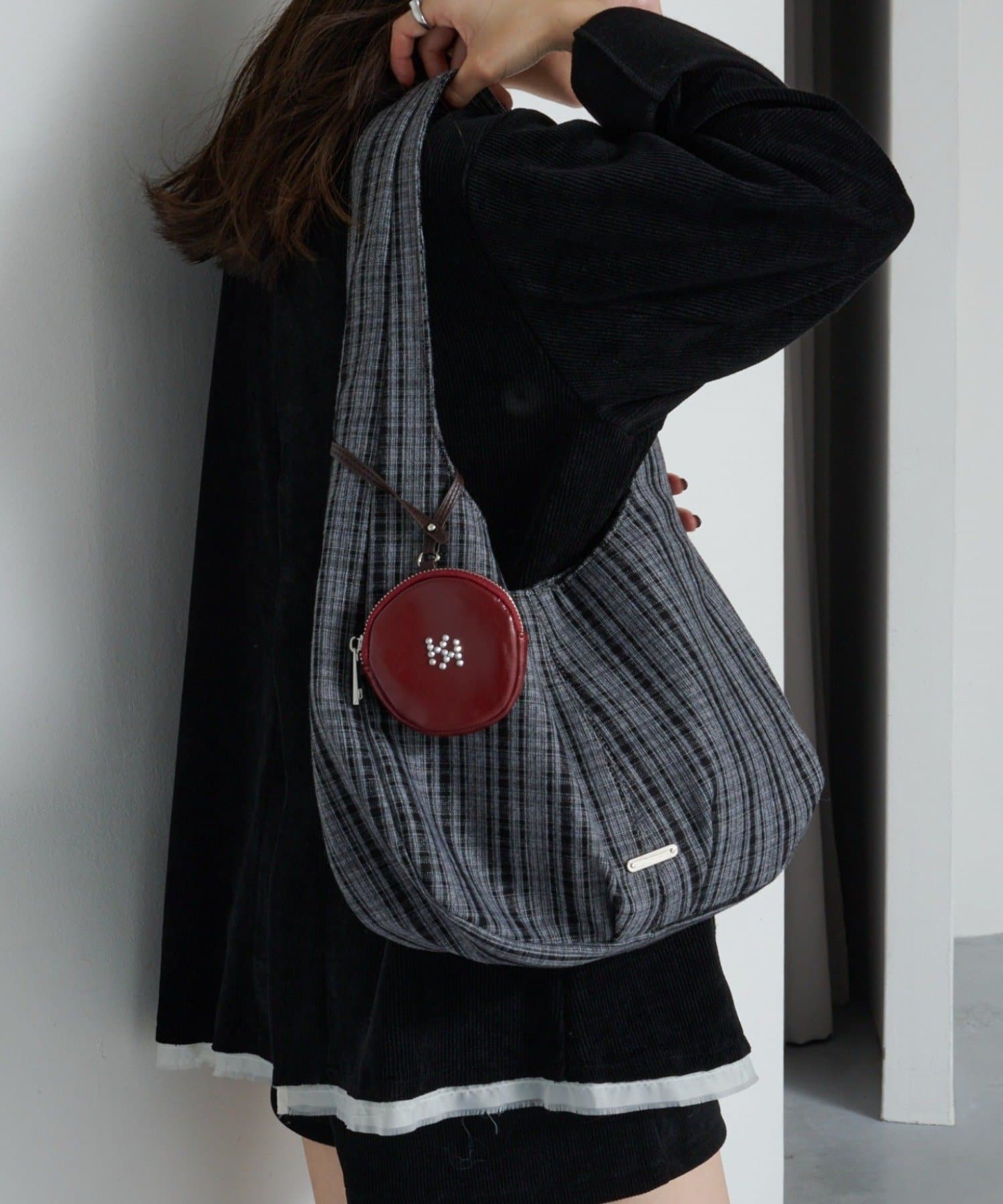 Kastane(カスタネ) 【10.16(木)12:00発売】ビジューポーチ付きミドルBAG