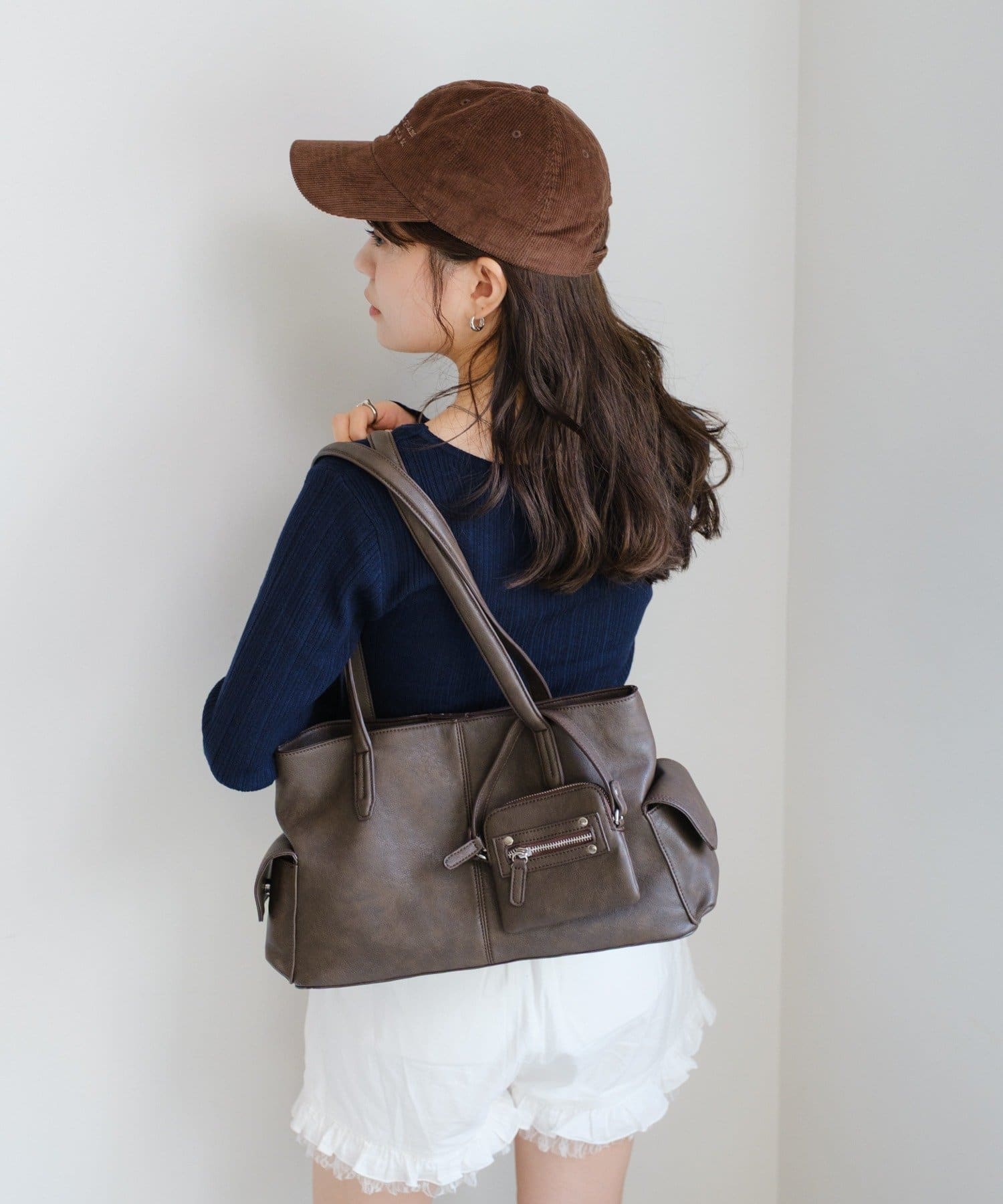 Kastane(カスタネ) 【WEB先行/500mlペットボトル収納可】ミニバッグ付きサイドポケットBAG