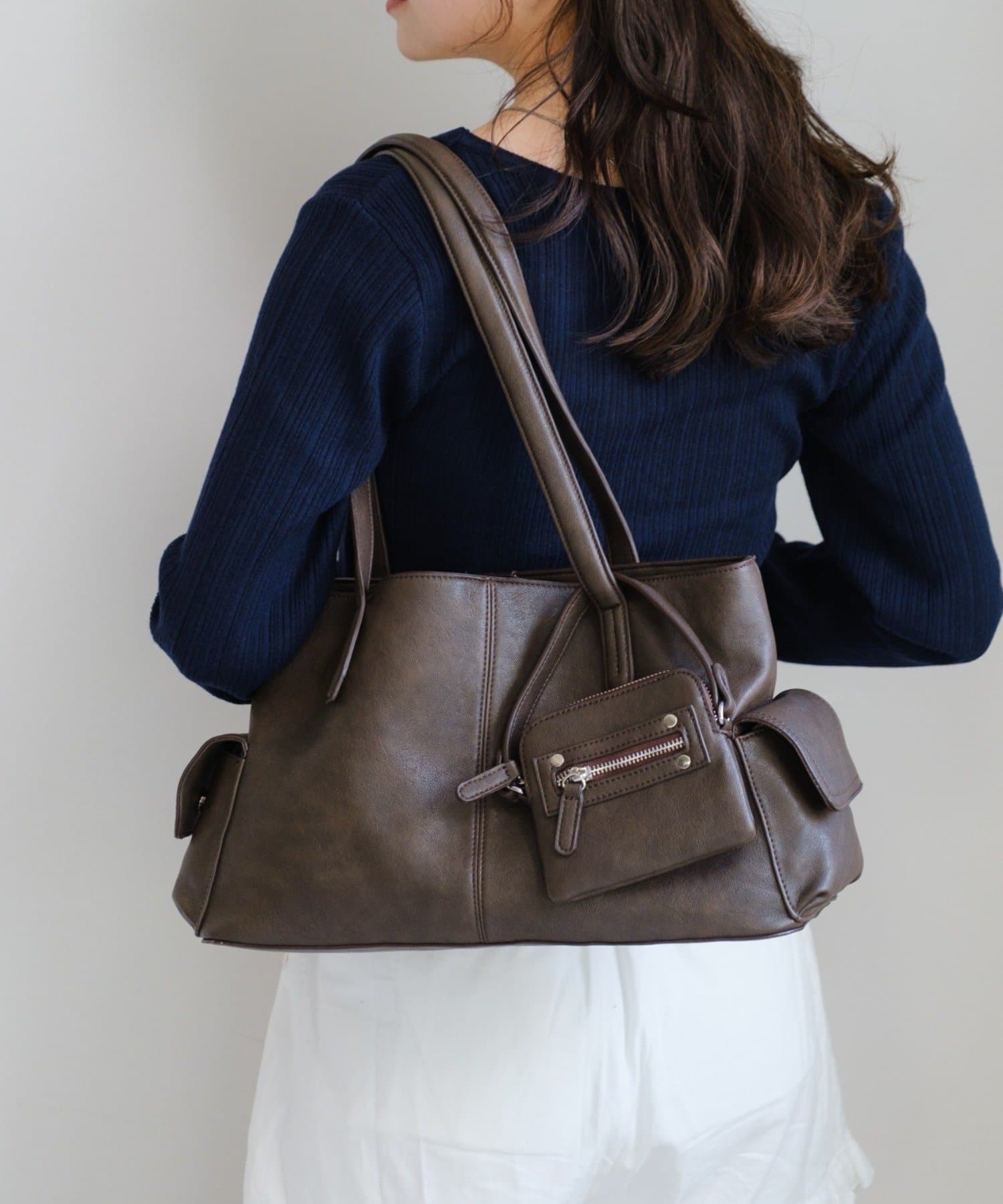 Kastane(カスタネ) 【WEB先行/500mlペットボトル収納可】ミニバッグ付きサイドポケットBAG