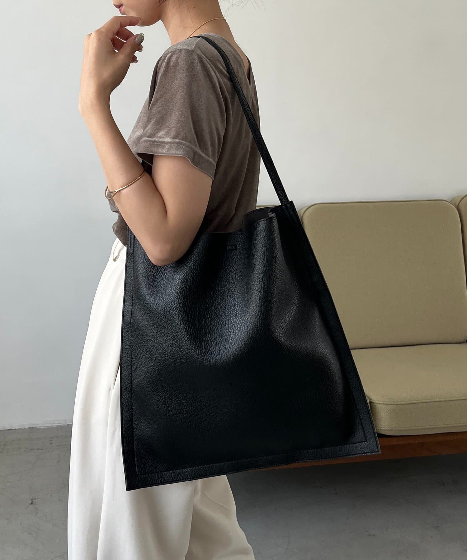 OUTLET(アウトレット) 【CAPRICIEUX LE'MAGE】ワンハンドルトートバッグ