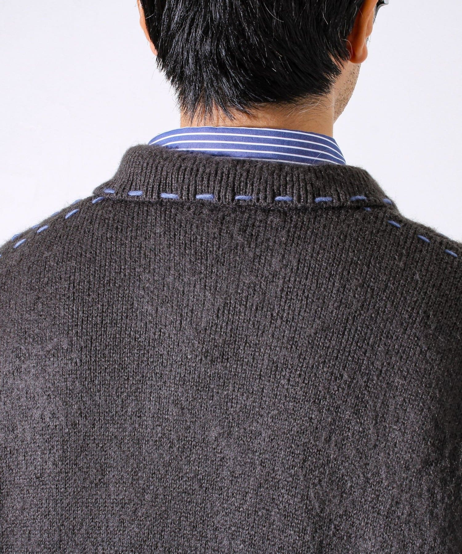 FREDY & GLOSTER(フレディ アンド グロスター) 【ユニセックス対応】ハンドステッチニットジャケット