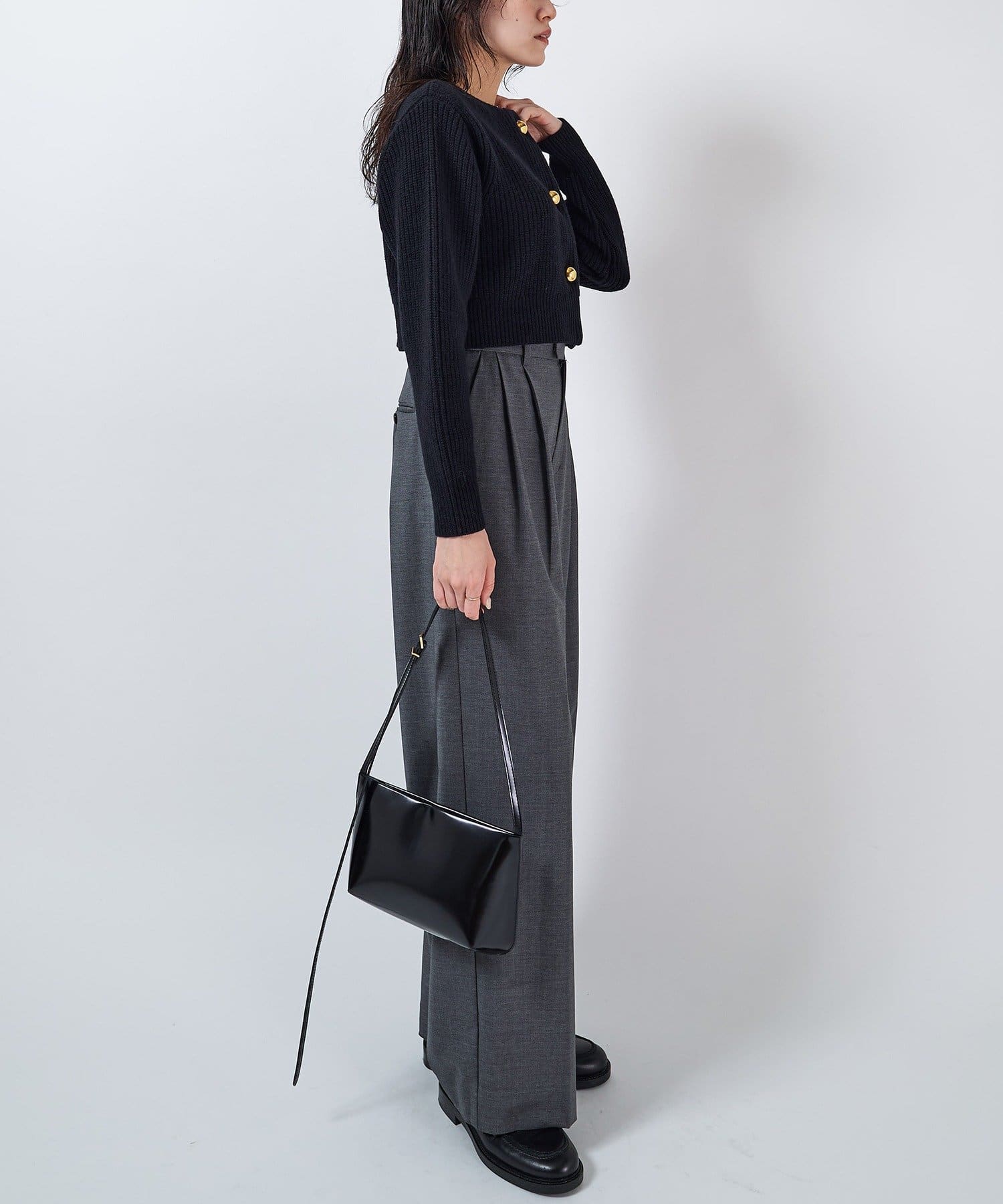 Drawing Numbers(ドローイングナンバーズ) ゴールド釦カーディガン