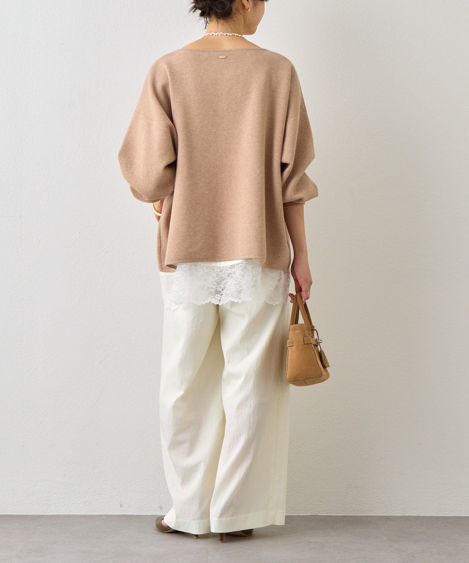 RIVE DROITE(リヴドロワ) 【新色追加/鮮度抜群】レーストリムキャミソール