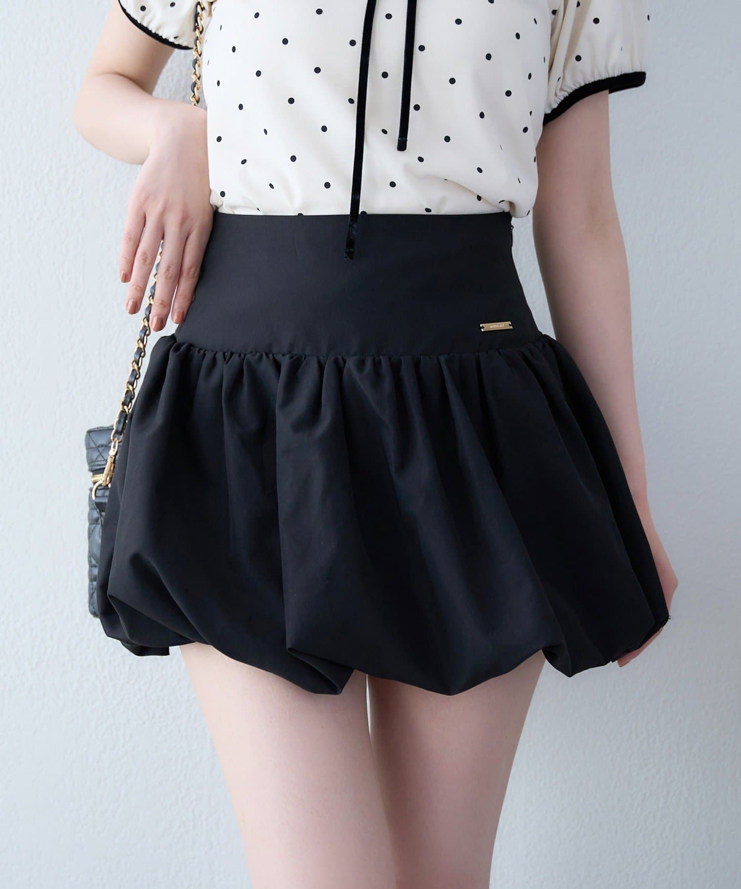 NICE CLAUP / OLIVE des OLIVE OUTLET(ナイスクラップ  / オリーブ デ オリーブ アウトレット) 【one after another】バルーンミニスカート