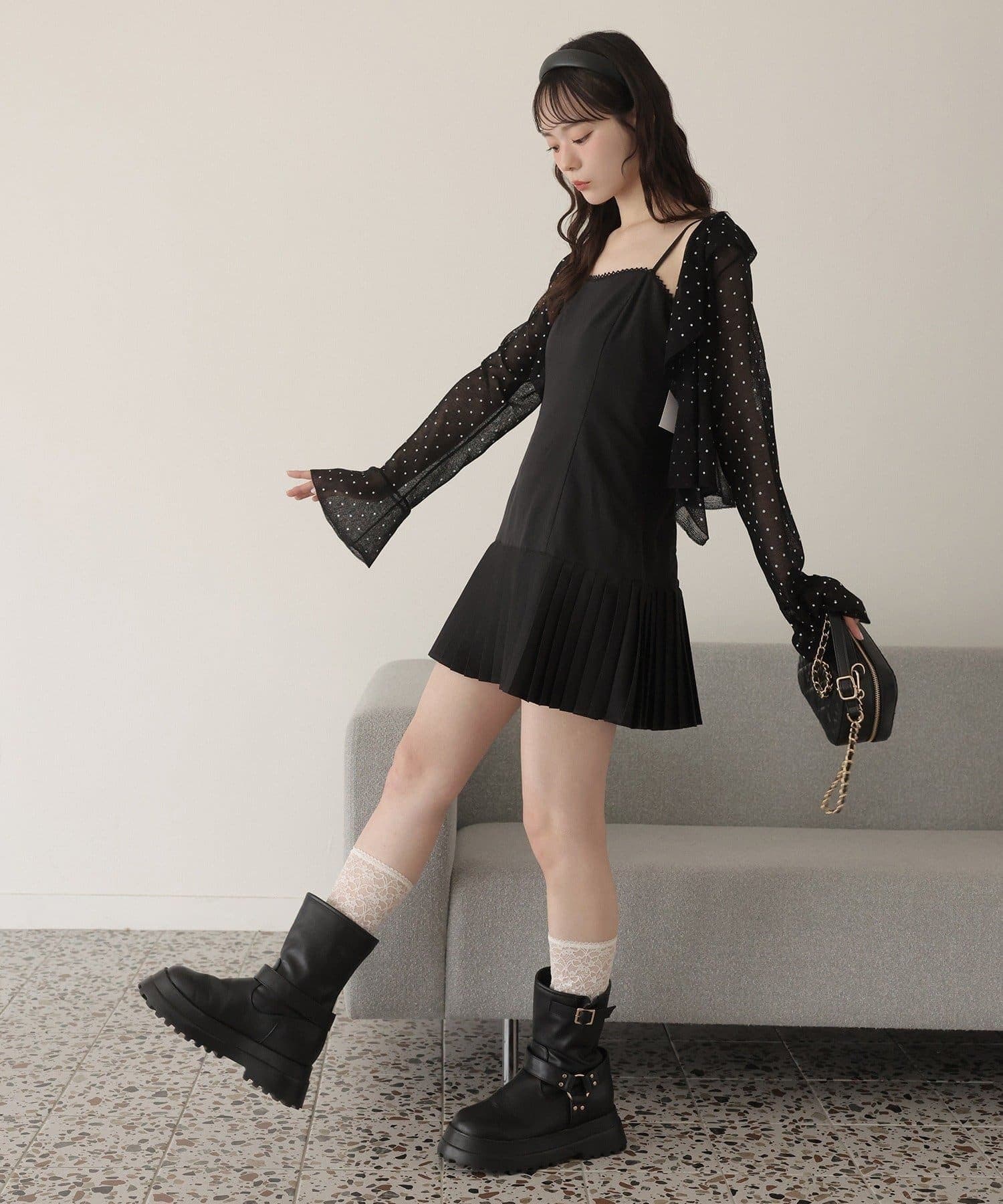 NICE CLAUP / OLIVE des OLIVE OUTLET(ナイスクラップ  / オリーブ デ オリーブ アウトレット) 【one after another】ボレロカーデ
