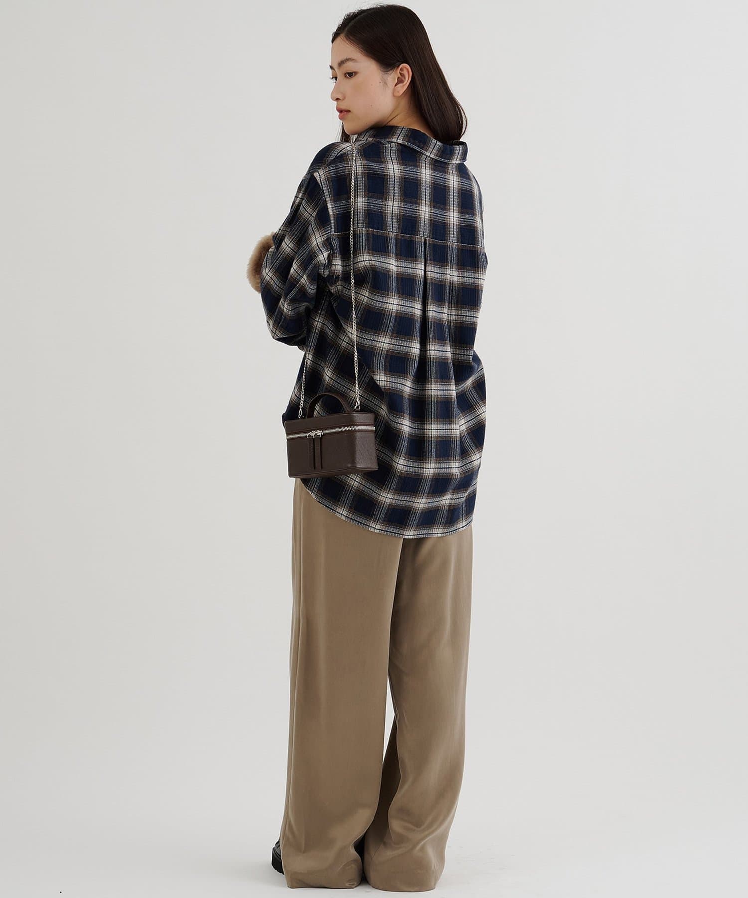 Whim Gazette(ウィム ガゼット) ピケチェックシャツ