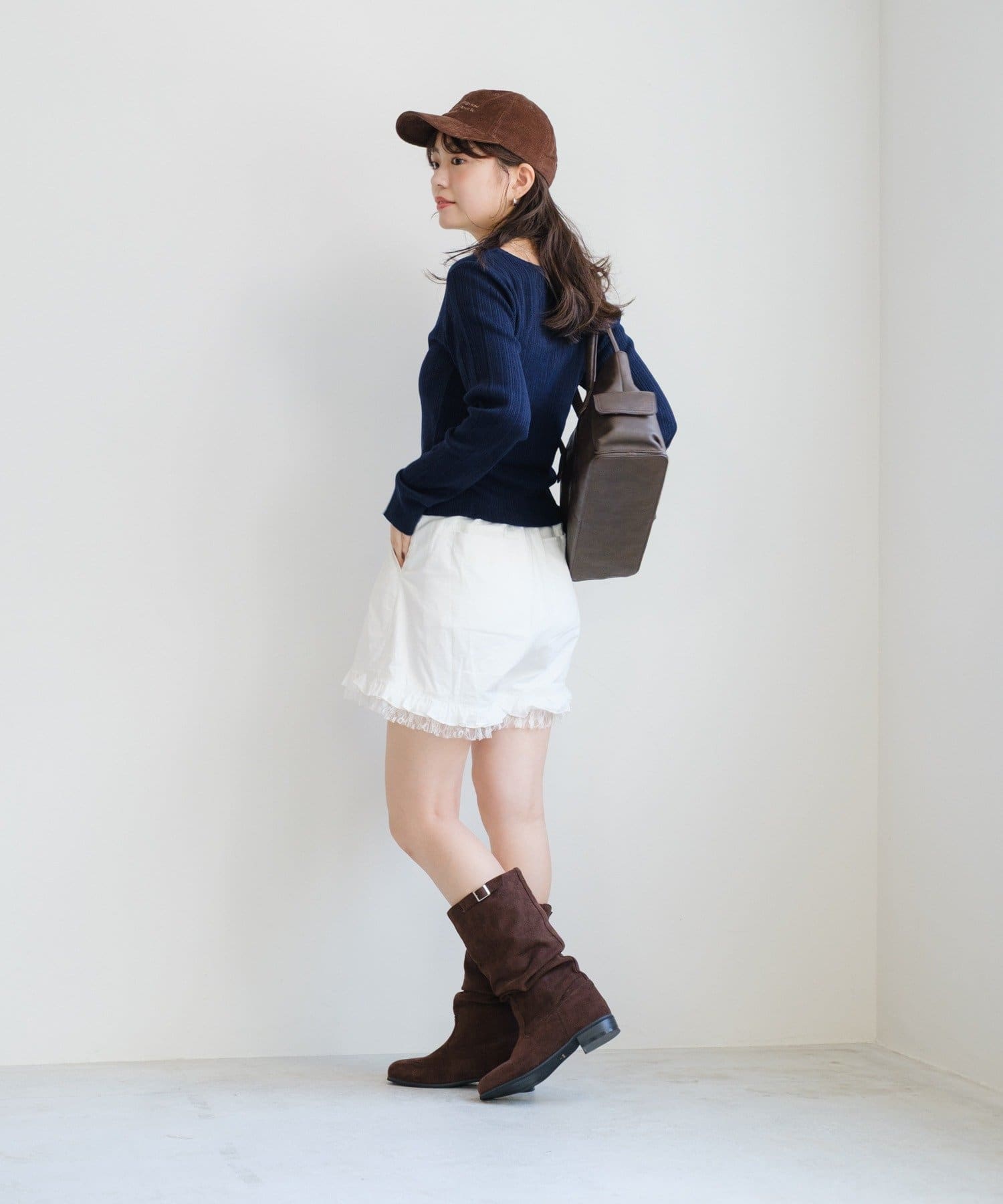 Kastane(カスタネ) レイヤードニットカーディガン